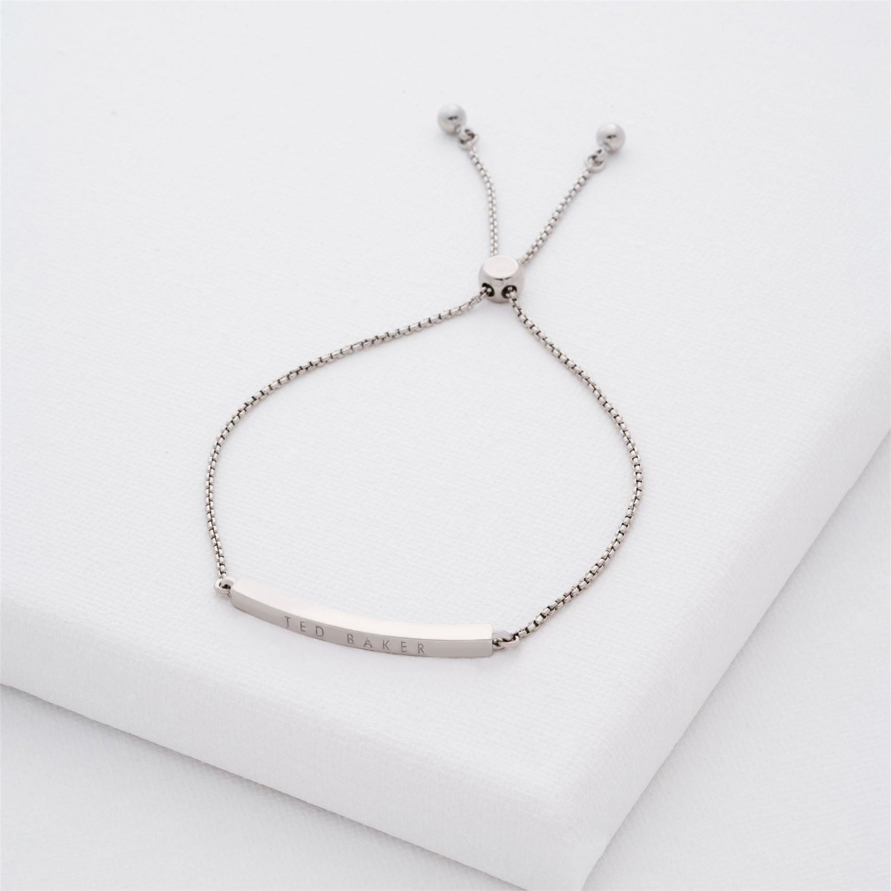 Ted Baker Breena Chain Bracelet with Engraved Logo