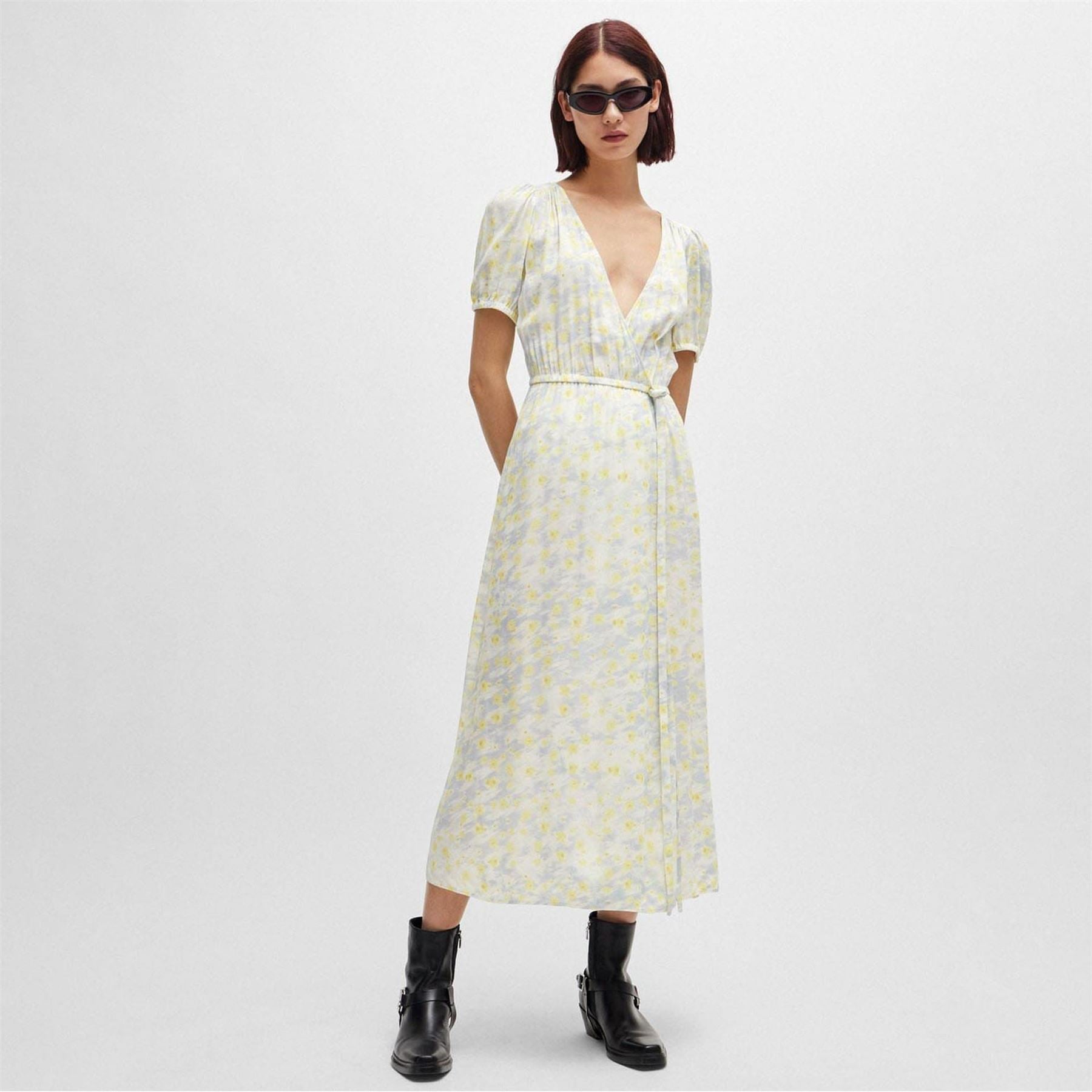 Hugo 1 Wrap Front Dress