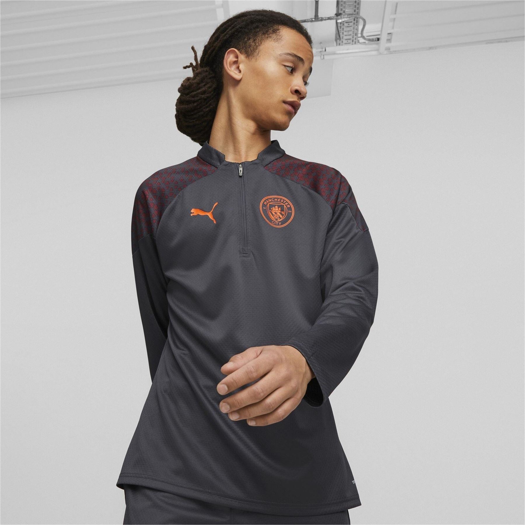 Puma Manchester City Training Quarter Zip Top 2023 2024 Adults