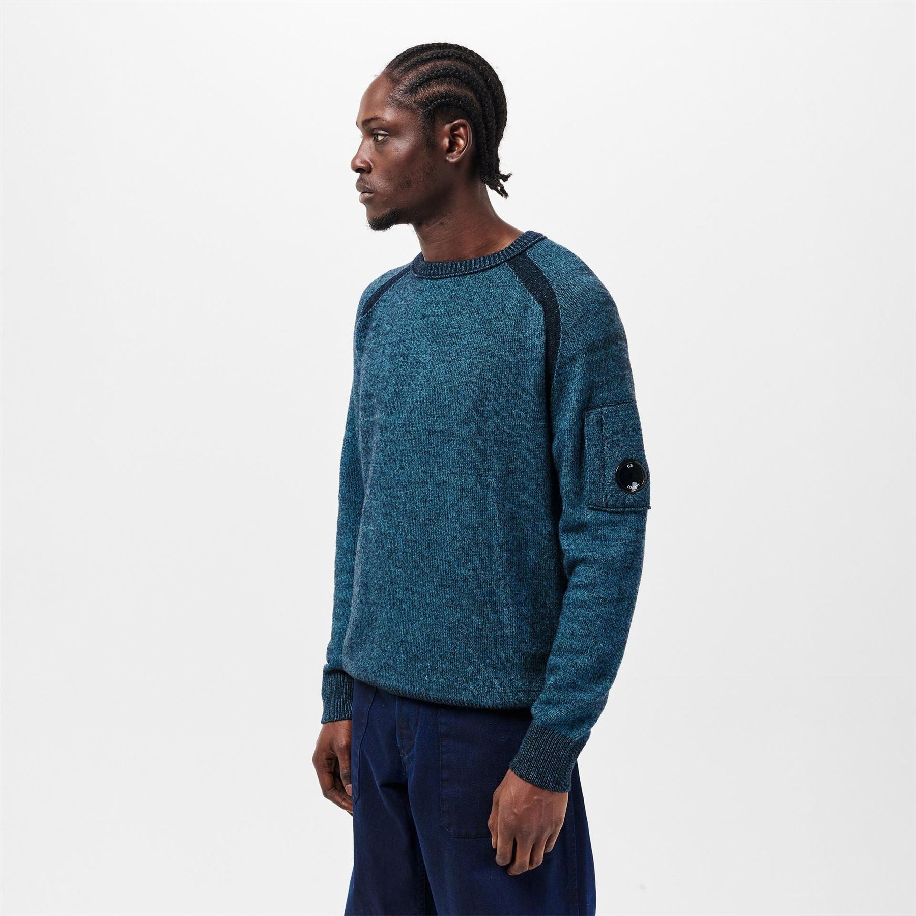 CP Company Lens Crew Knitted Turtle Neck Jumper