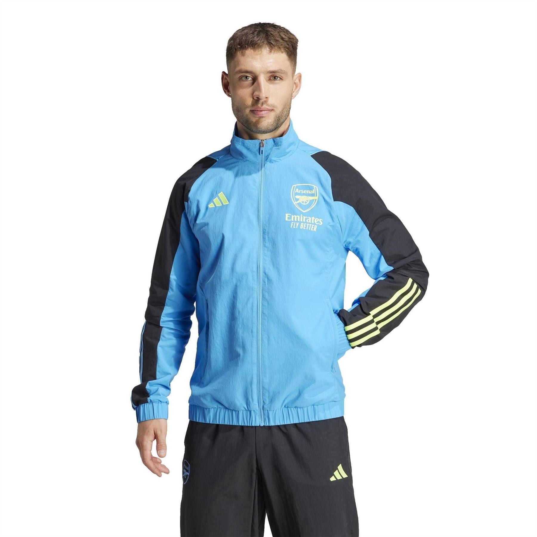 adidas Mens Arsenal Presentation Jacket 2023 2024