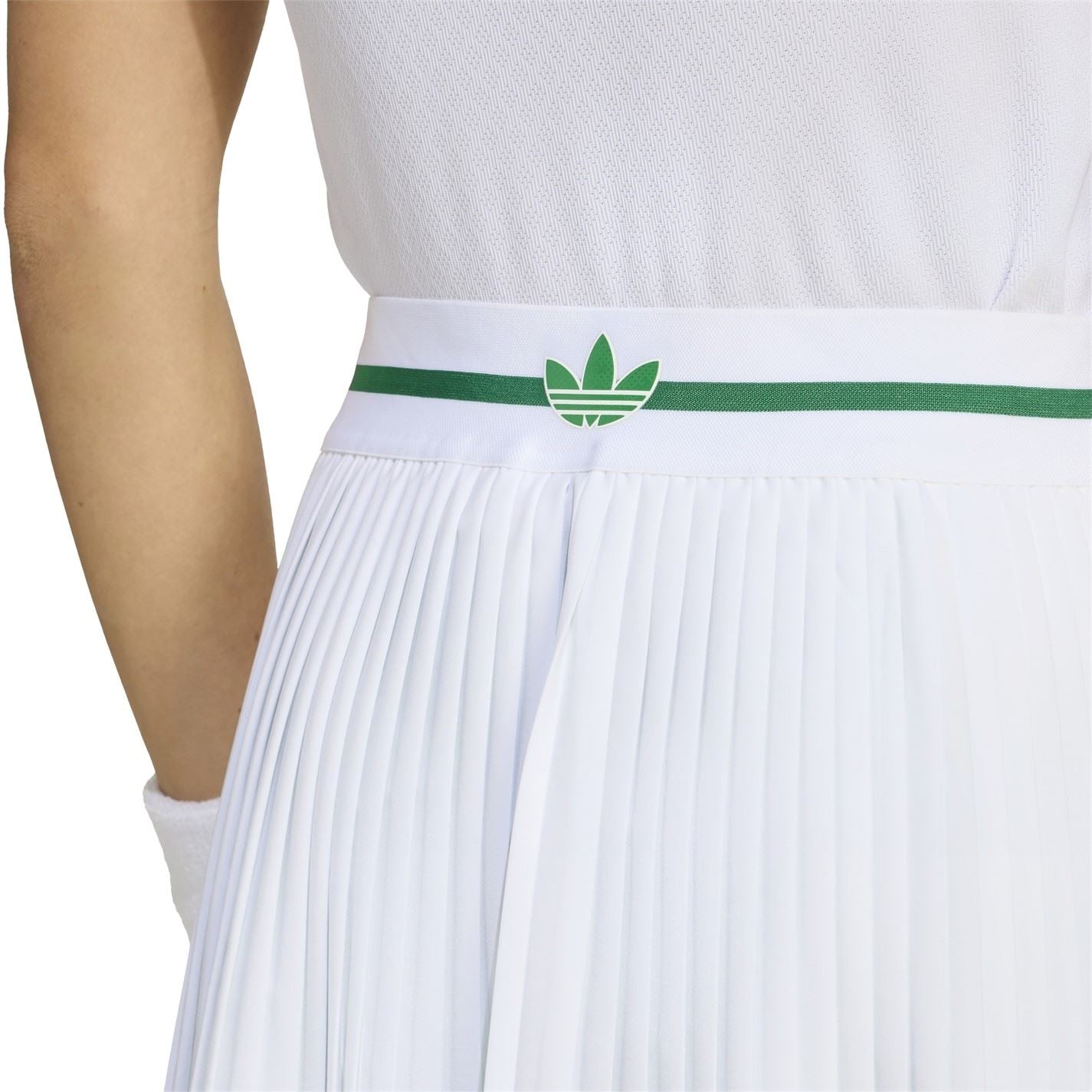 adidas Womens Wimbledon Pleated Skort