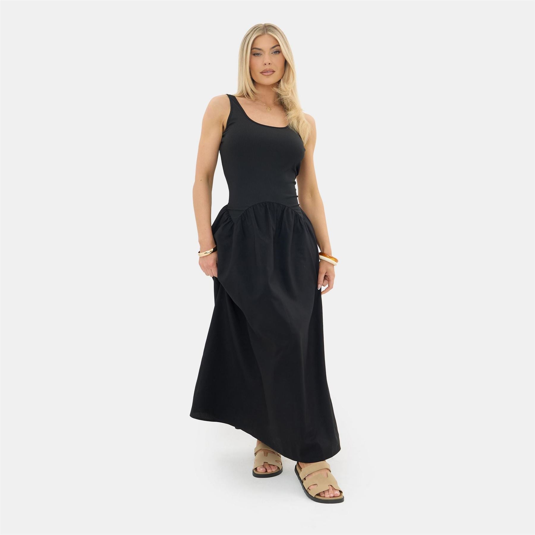I Saw It First Woven Maxi Dress