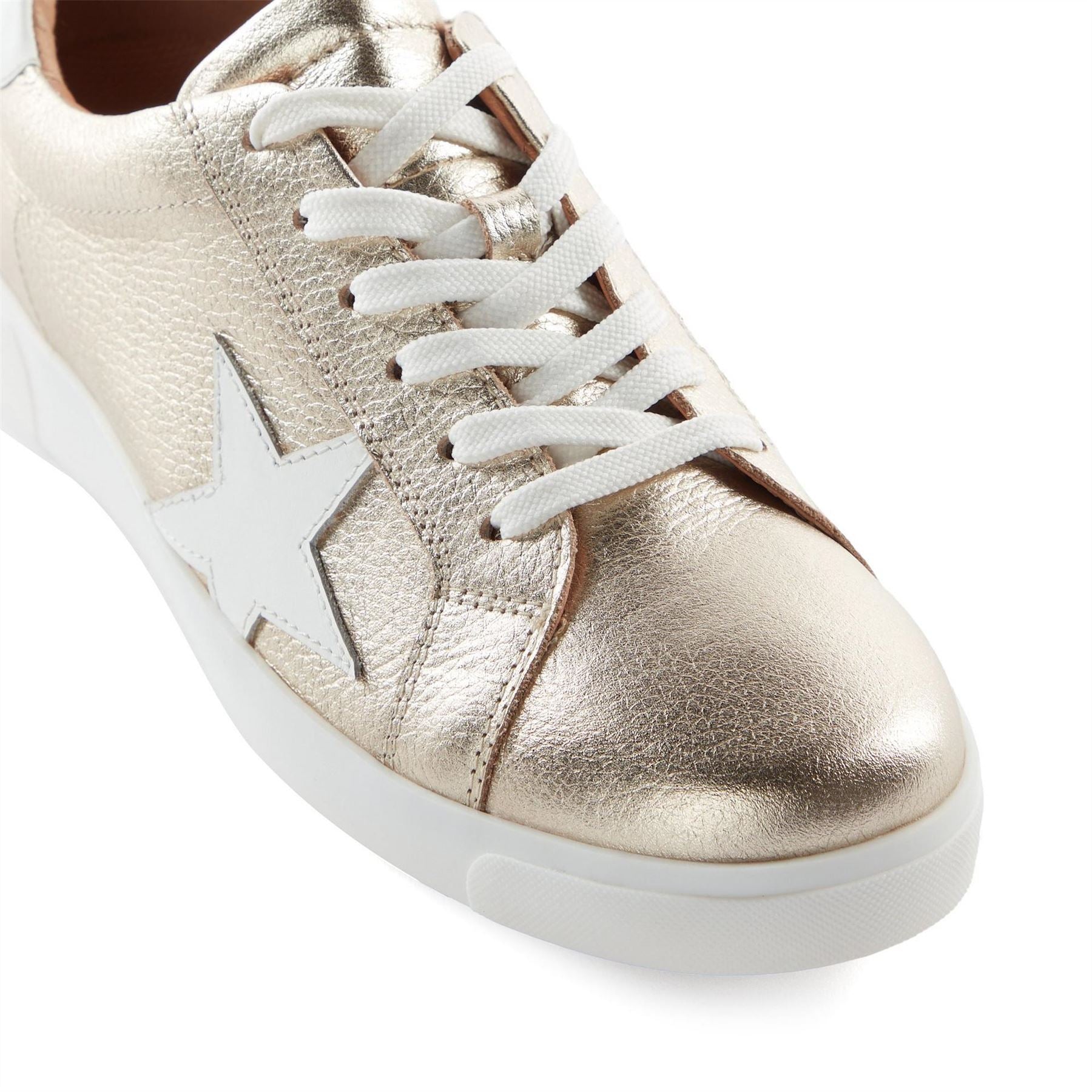Dune London Lo Edriss LD99 Star Patterned Canvas Low Top Sneakers
