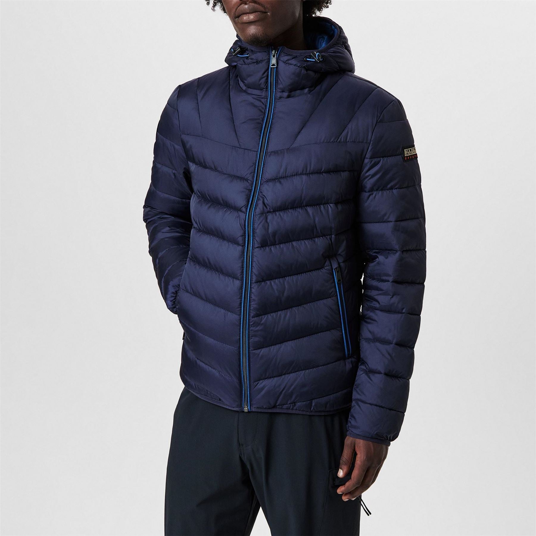 Napapijri Aerons Water Resistant Hooded Short Puffer Jacket