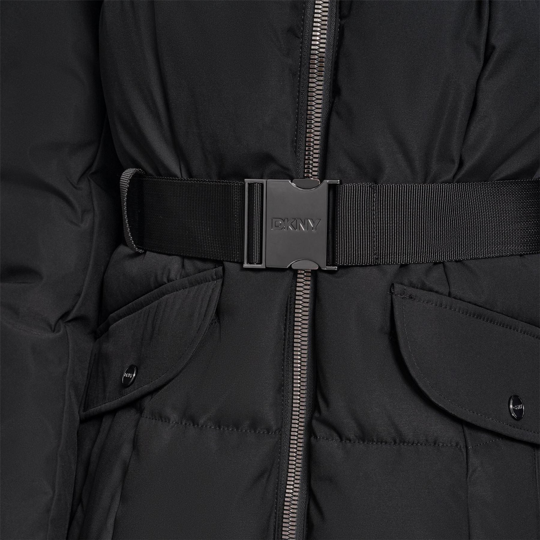 DKNY Long Puffer Jacket