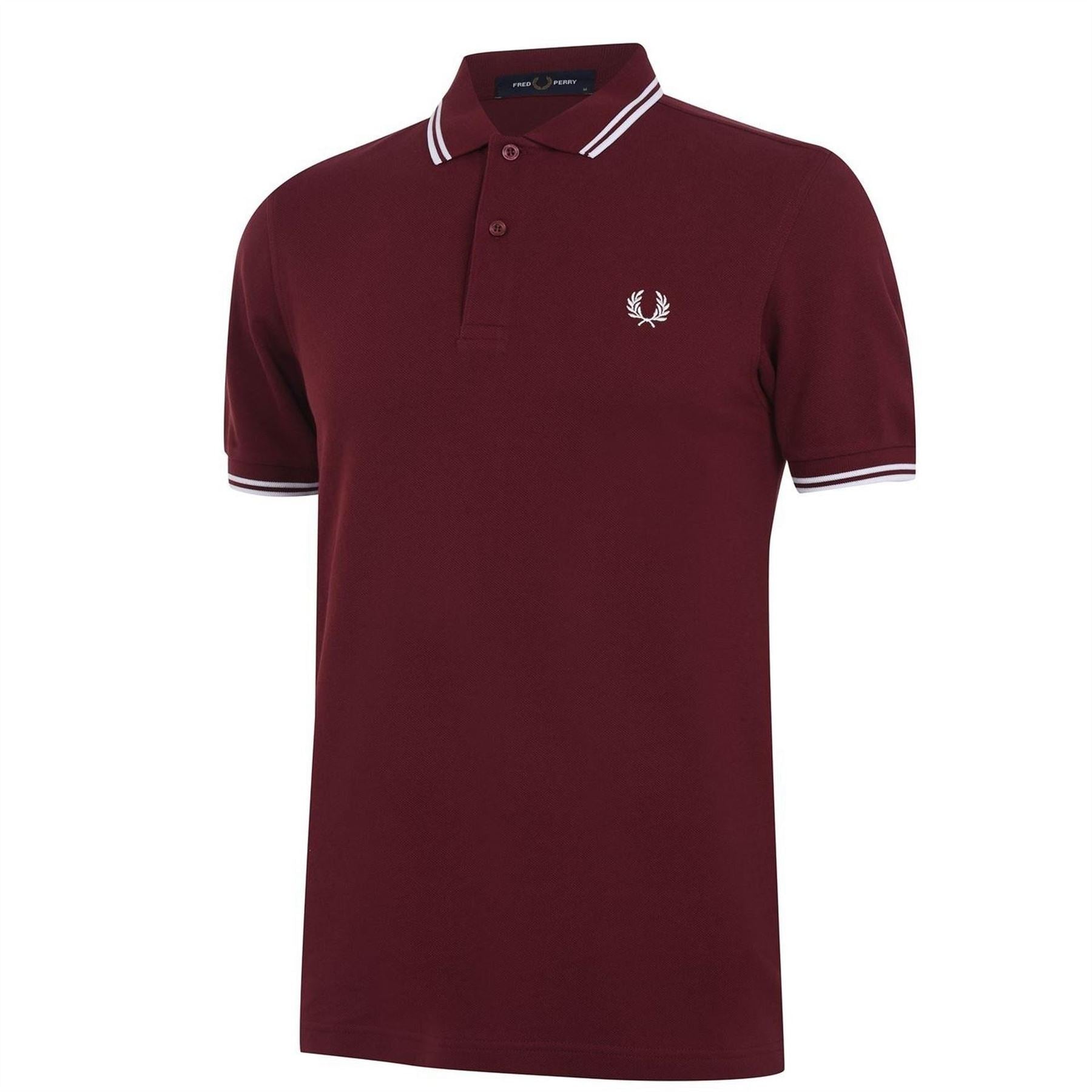 Fred Perry Sleeve Twin Tipped Polo Shirt