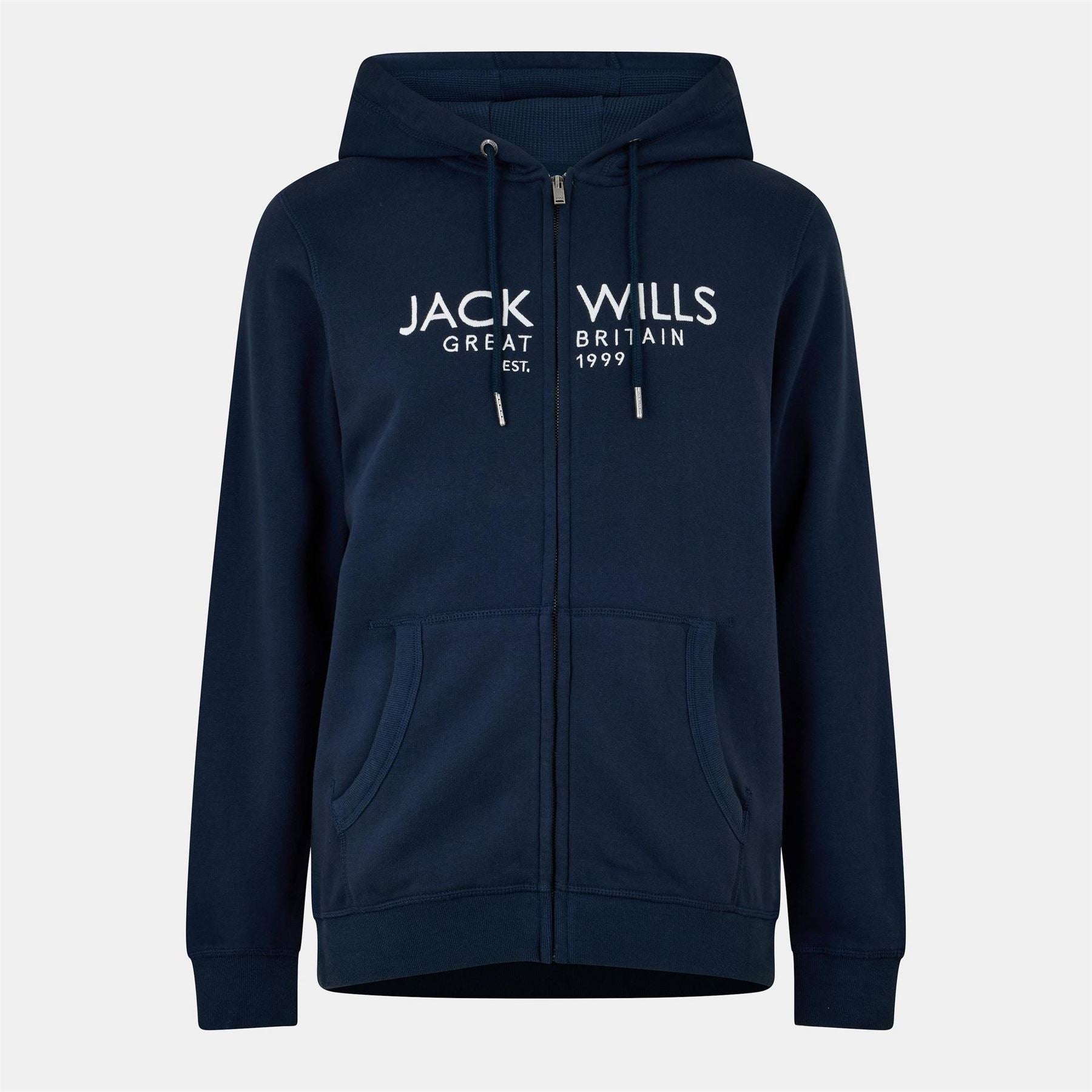 Jack Wills Mens Graphic Zip Hoodie