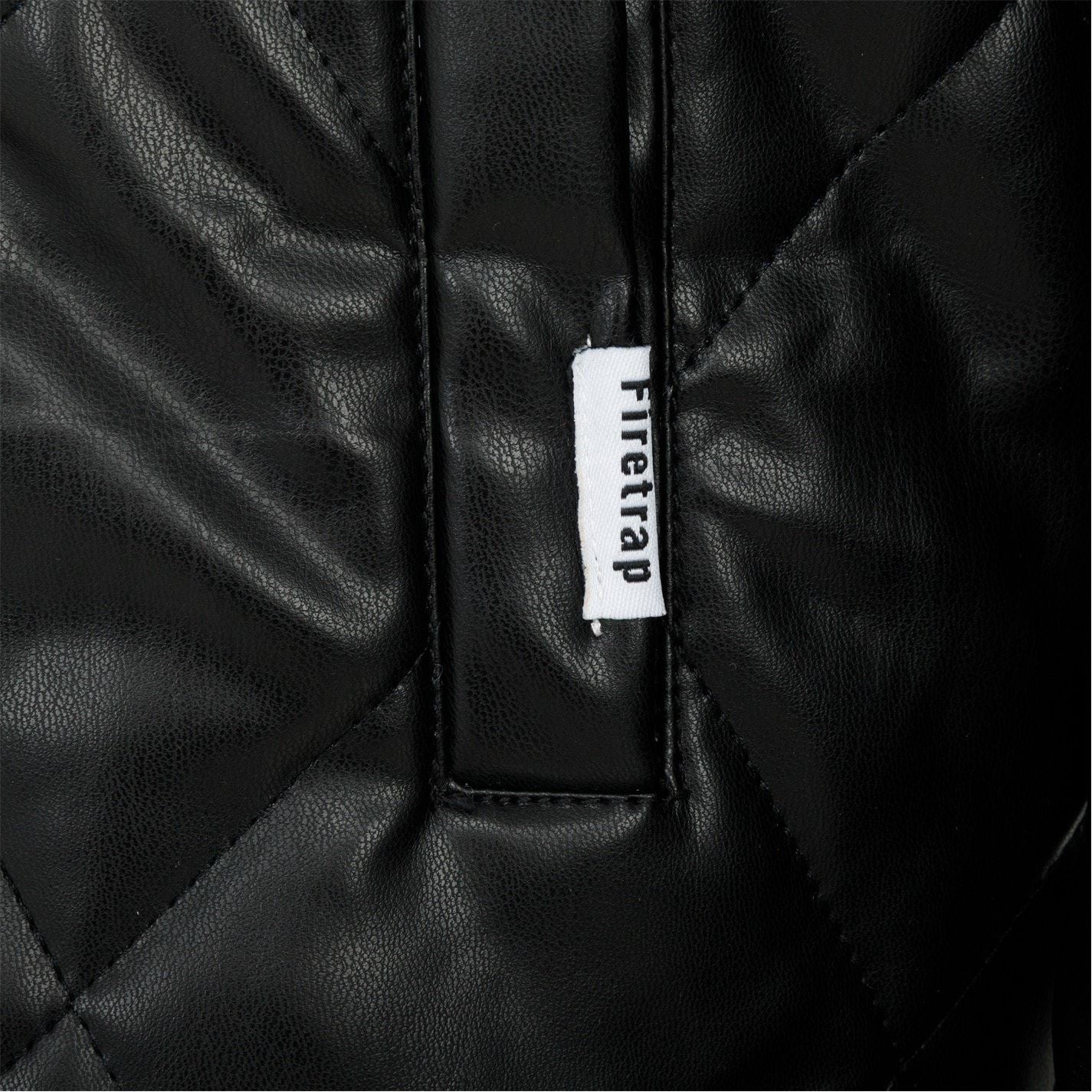 Firetrap Solid Patterned Snap Button Ribbed Cuff Bomber Jacket