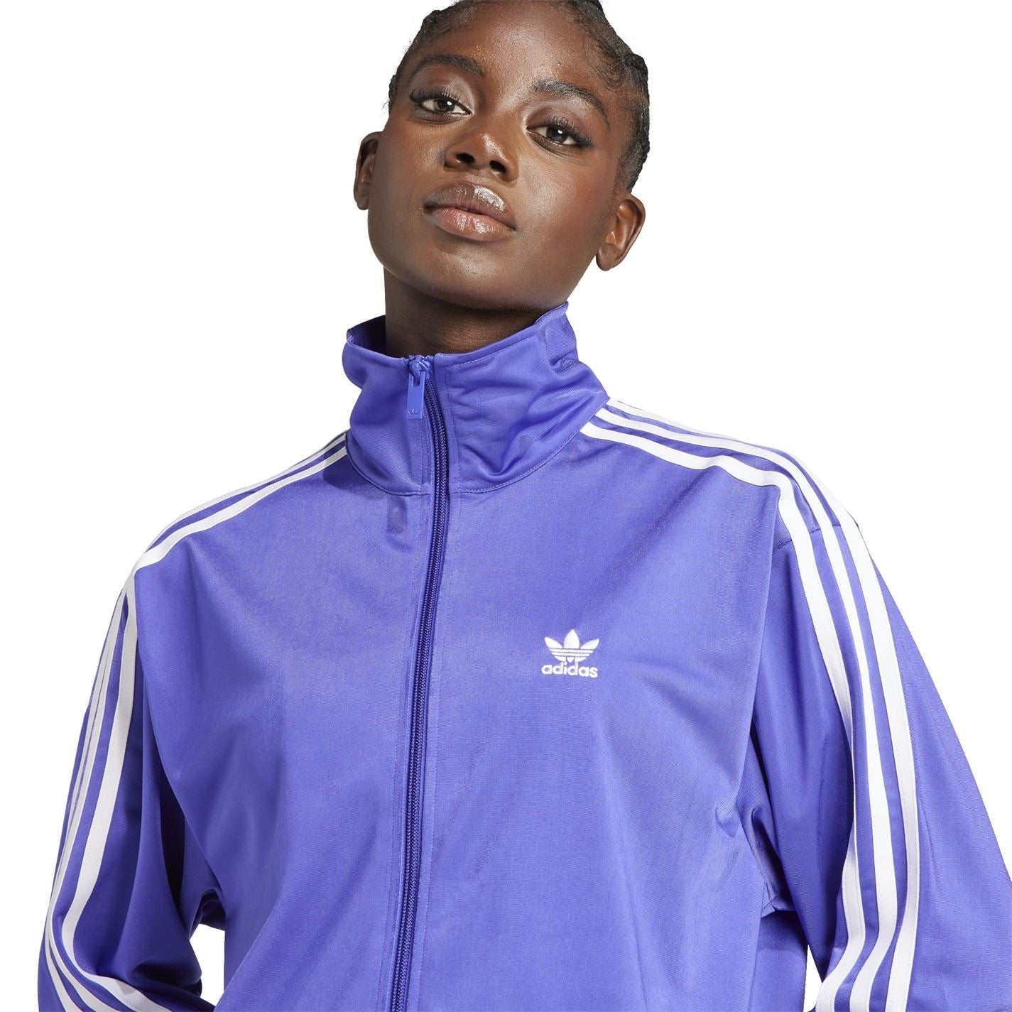 adidas Originals Firebird Three Stripes Ribbed Cuff Track Jacket
