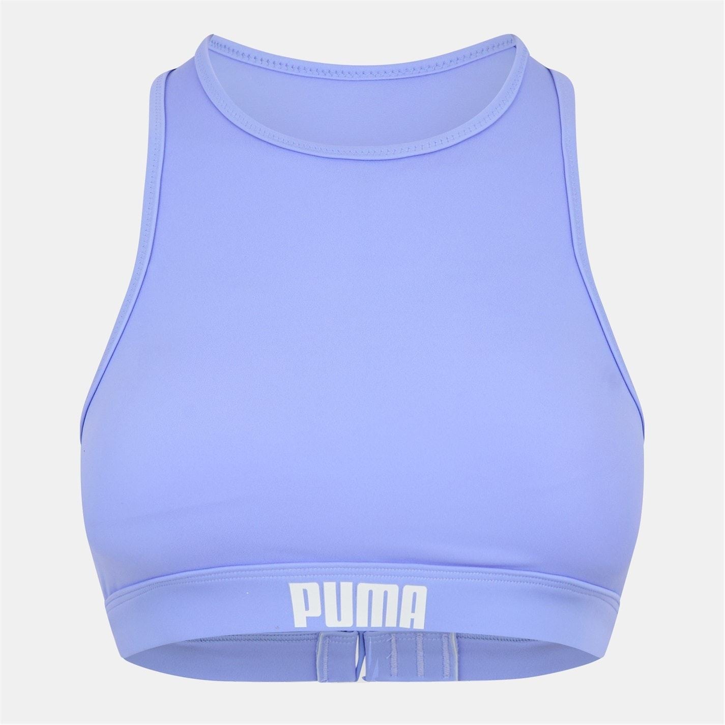 Puma Cropped Crew Neck Snug Fit Athletic Top