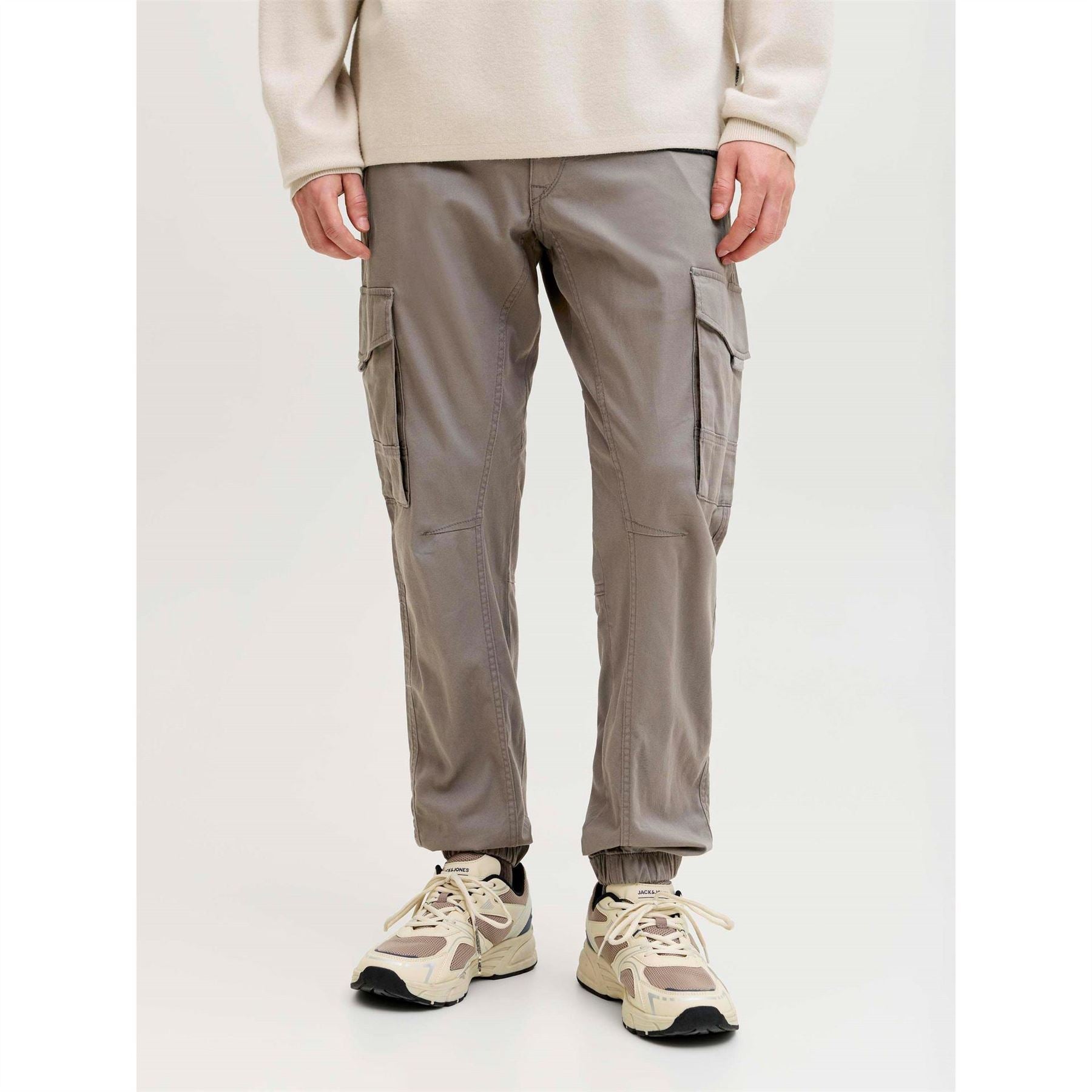 Jack and Jones Slim Stretch Cuffed Cargo Pants