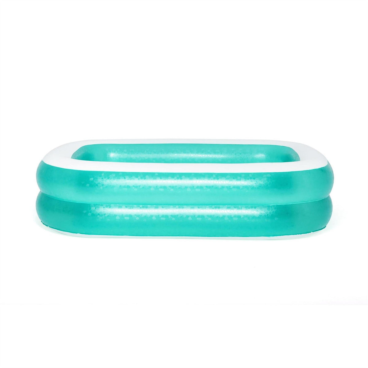 Bestway 6 Ft 7 In X 57.5 In X 19 In Teal Rectangular Inflatable Family Pool