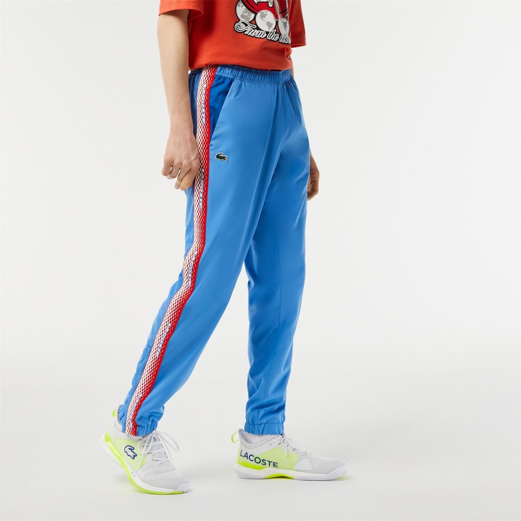 Lacoste Color Block Side Stripes Slim Cut Track Pants