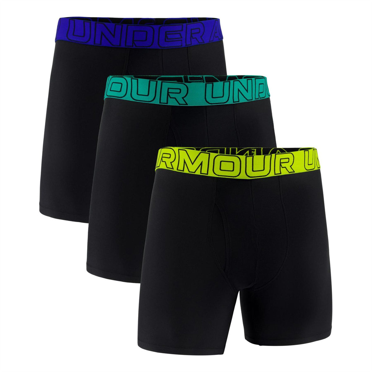 Under Armour Mens Performance Tech™ 6 Inch 3 Pack