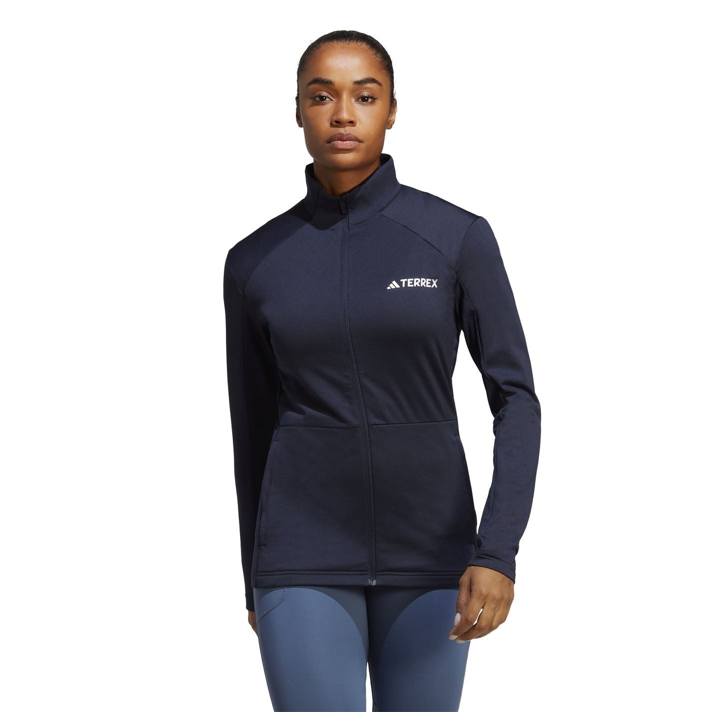 adidas Womens Multi Full Zip Fleece Jacket