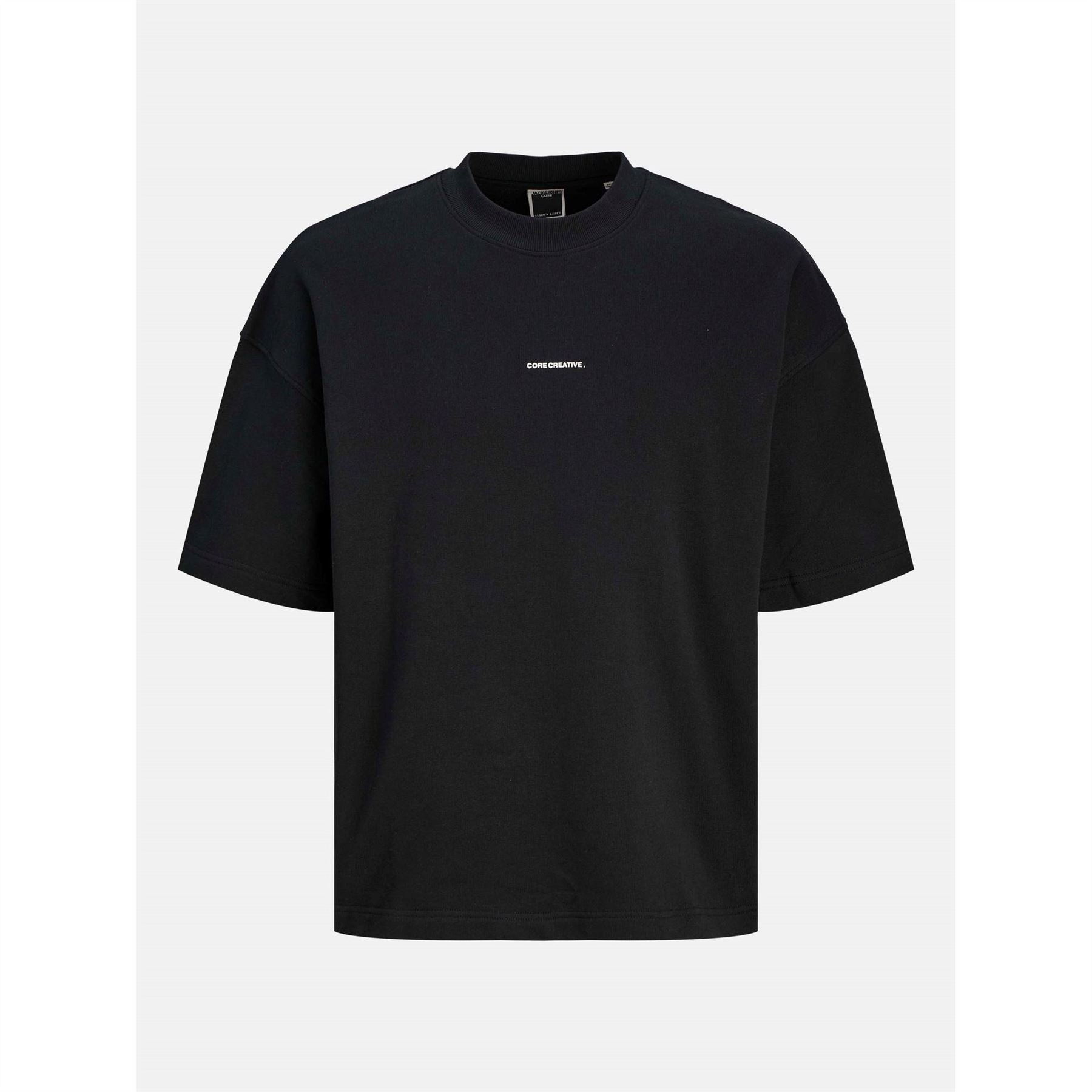 Jack and Jones Print Back Short Sleeve Crew Sweatshirt