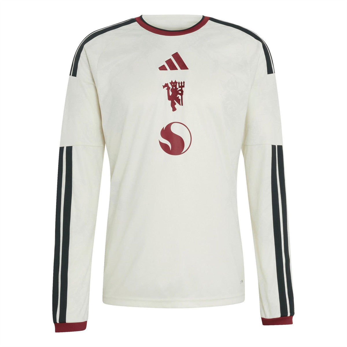 adidas Manchester United Third Long Sleeve Slim Fit Football Shirt
