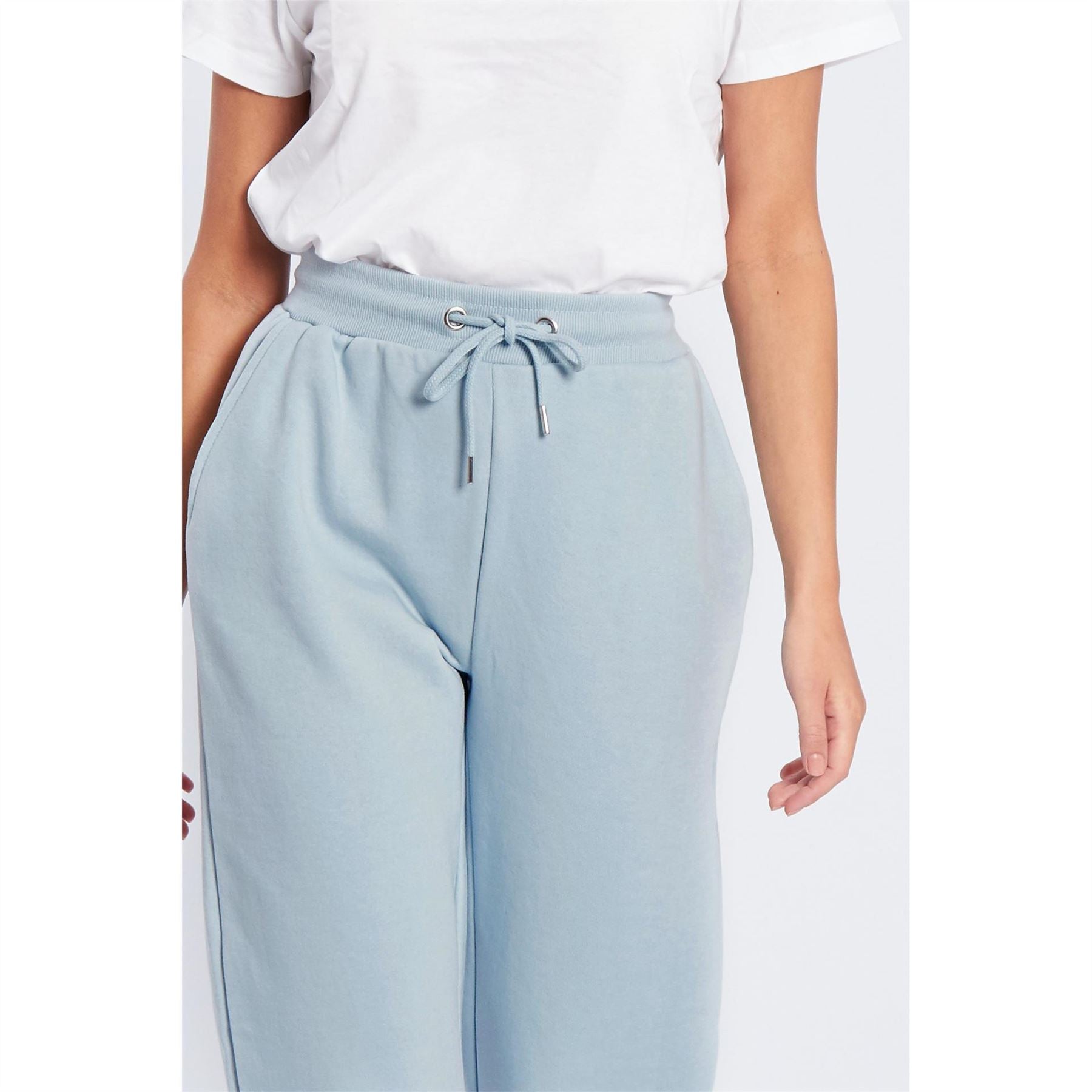 Be You Beyou Oversized Closed Hem Jersey Joggers