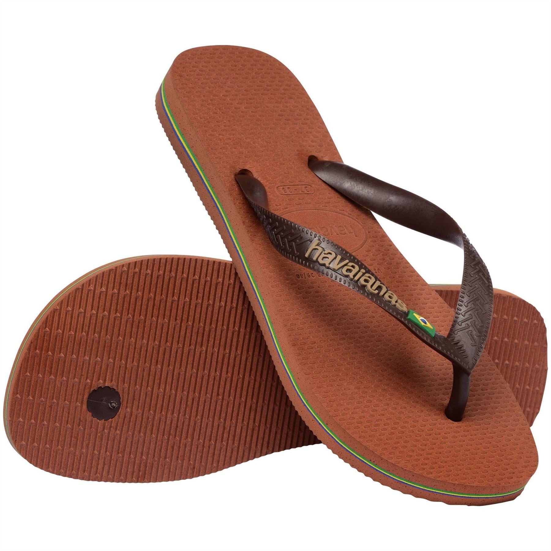 Havaianas Brasil Logo Flip Flops