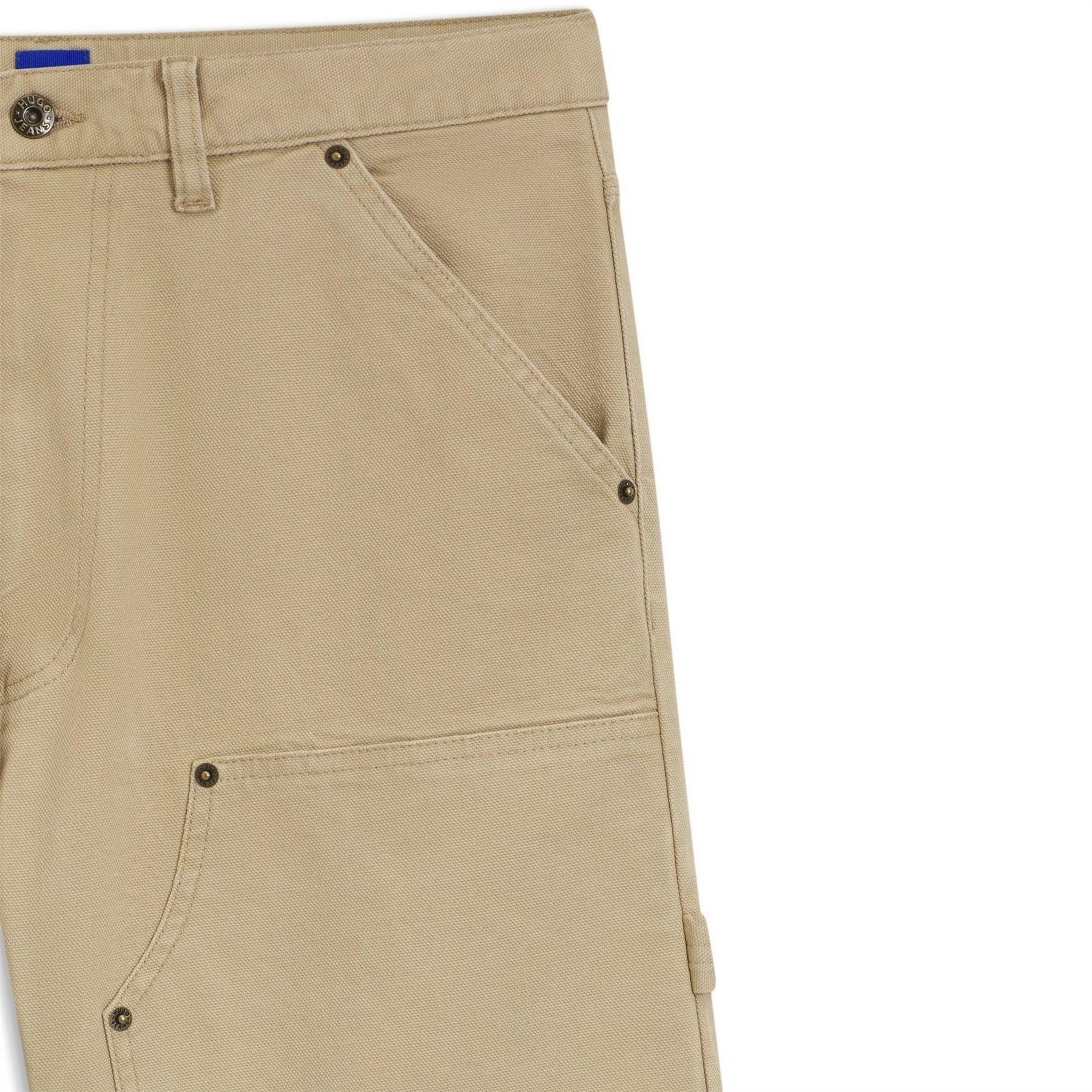 Hugo Blue Streamlined Chino Shorts