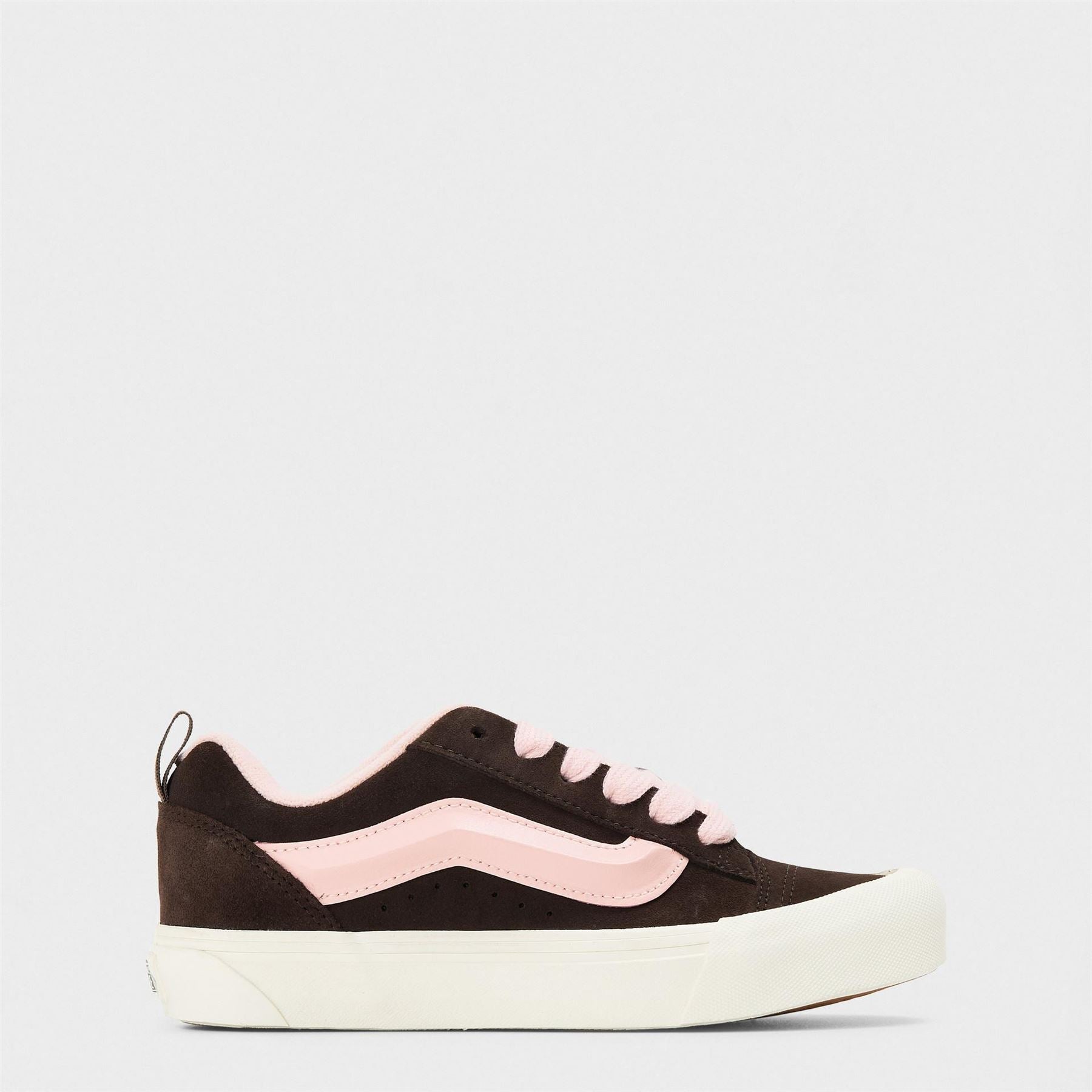 Vans Adults Knu Skool Pop Sepia Rose Canvasas Low Trainers