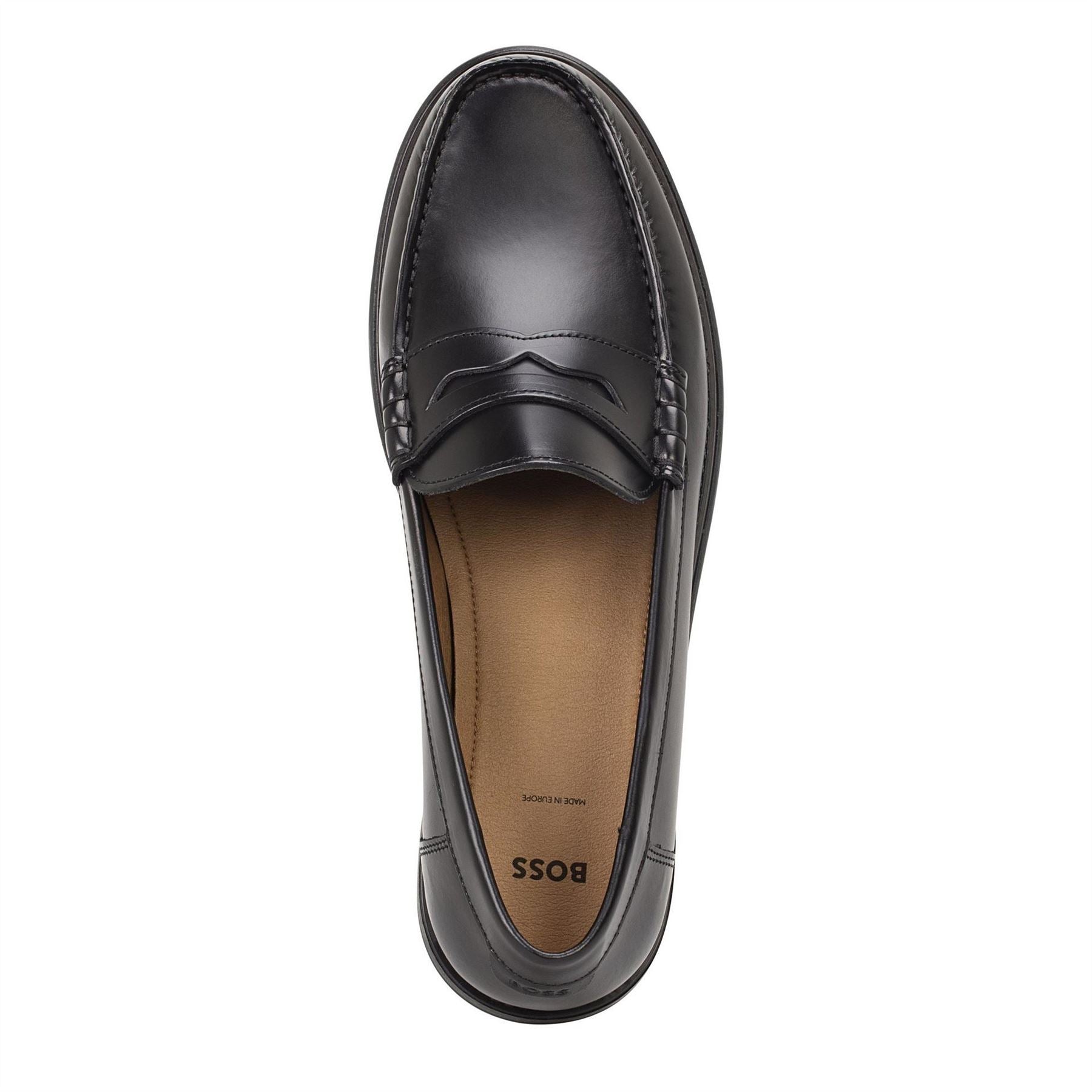 Boss Tevan Mocc Penny Loafers with Low Heel
