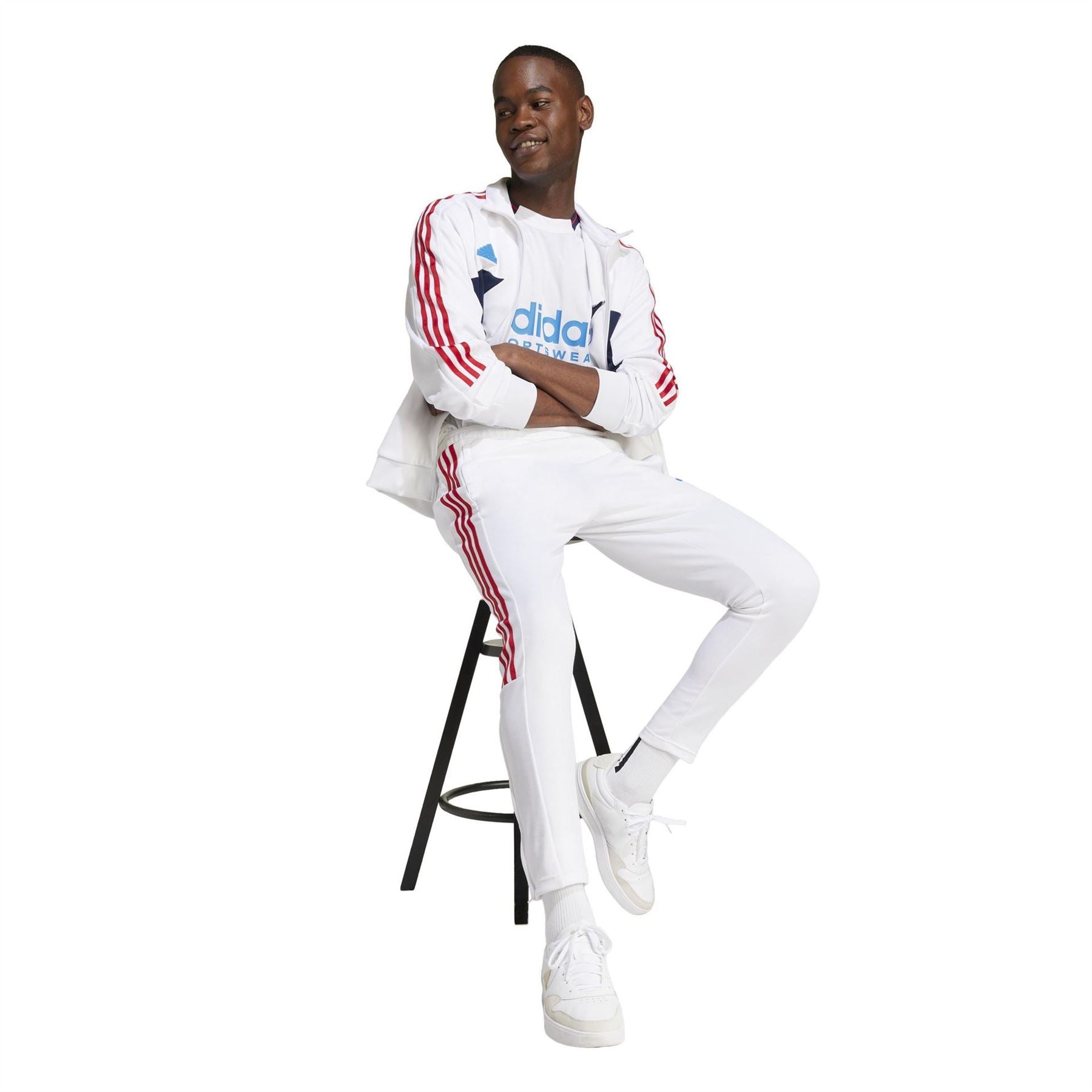 adidas Tiro Funnel Neck High Collar Long Sleeve Athletic Top