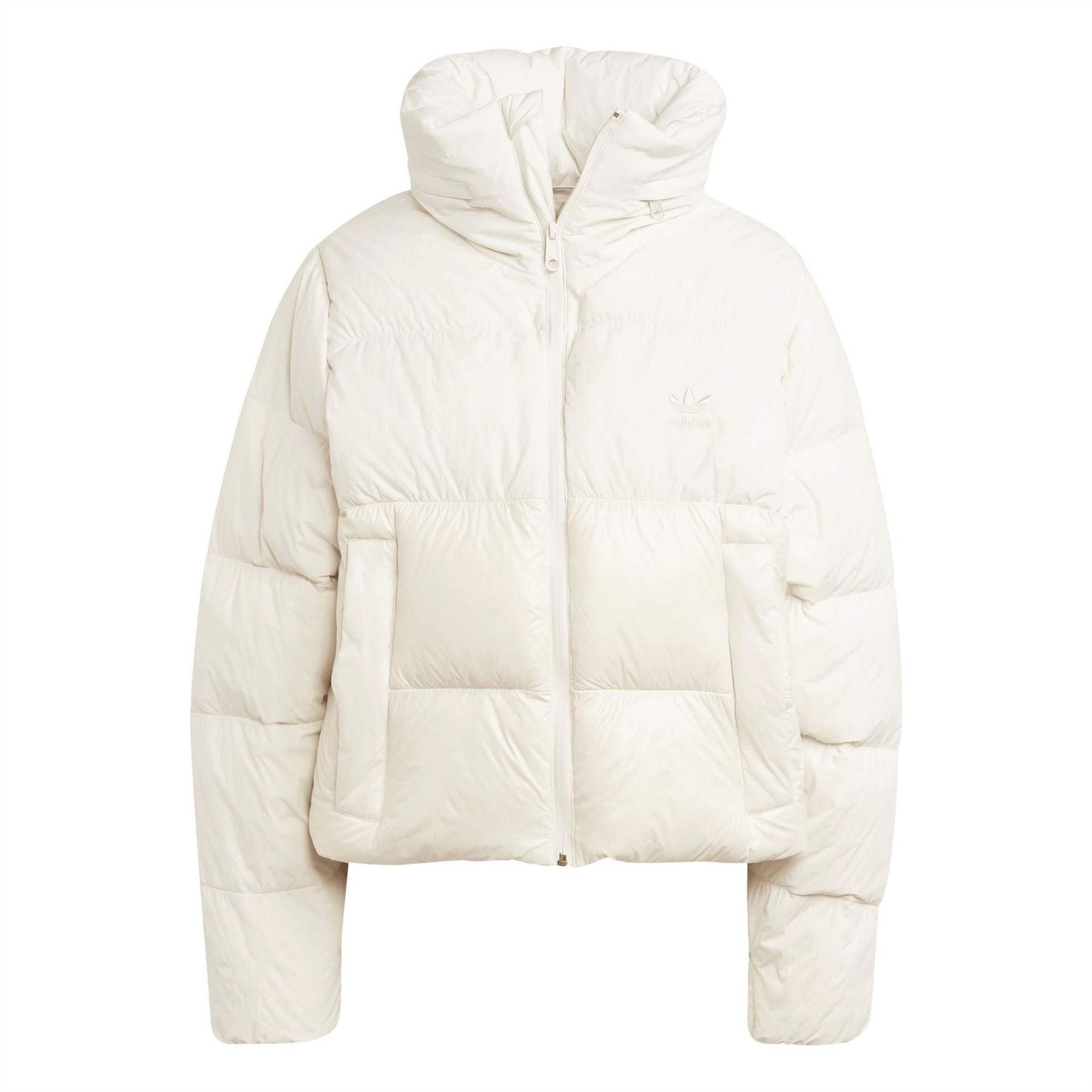 adidas Regen Solid Patterned Snap Button Side Pocket Puffer Jacket