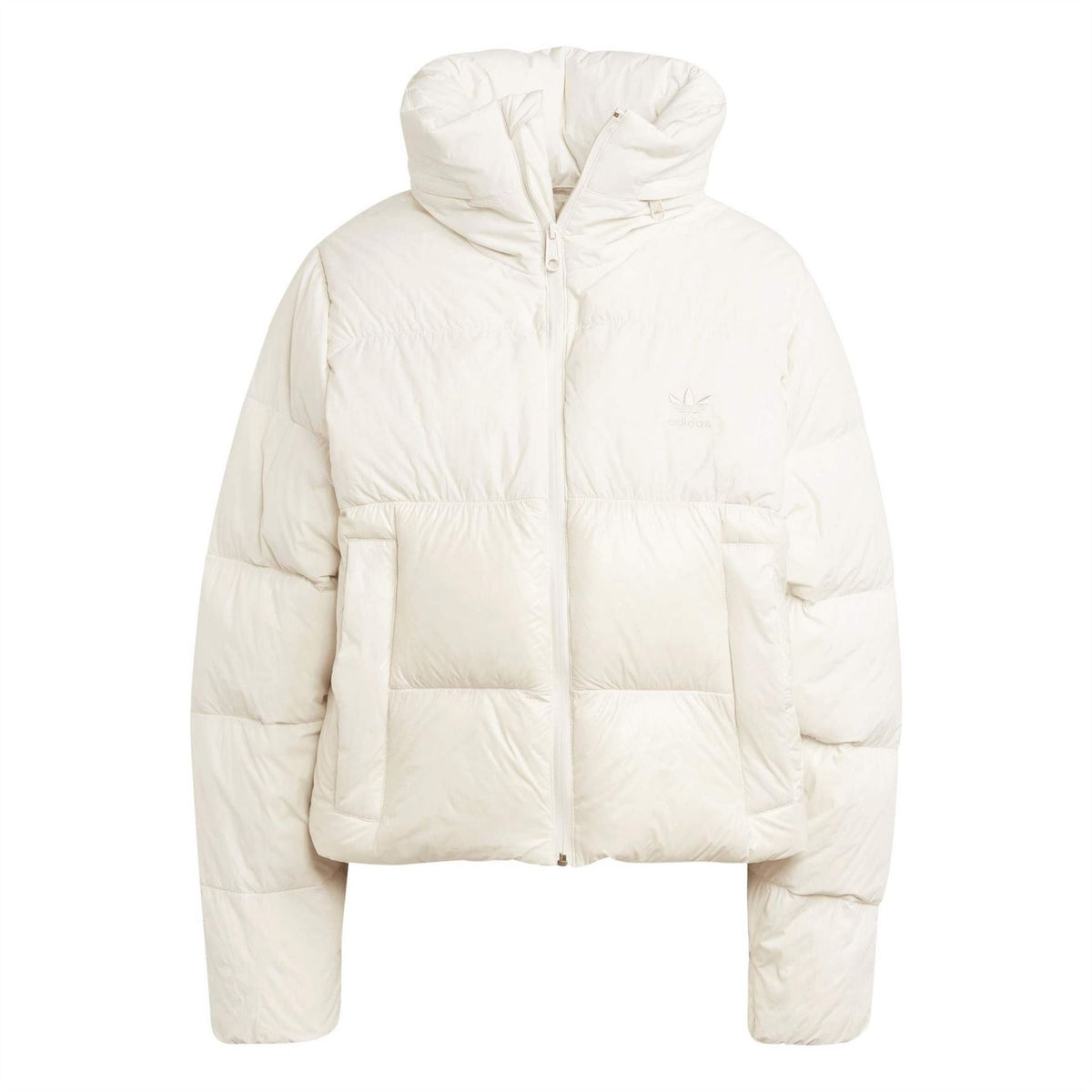 adidas Regen Solid Patterned Snap Button Side Pocket Puffer Jacket
