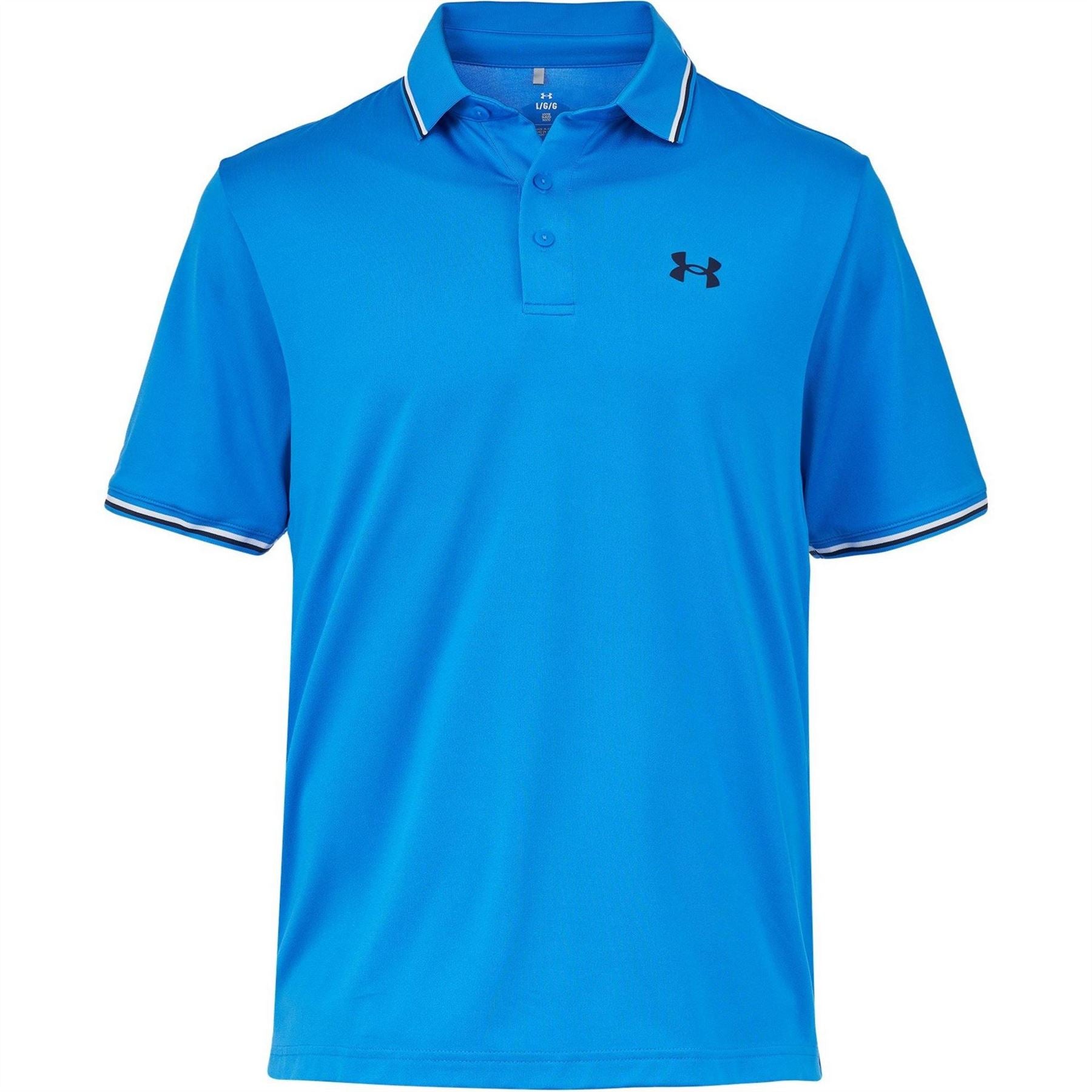 Under Armour Ribbed Collared Short Sleeve Polo Shirt