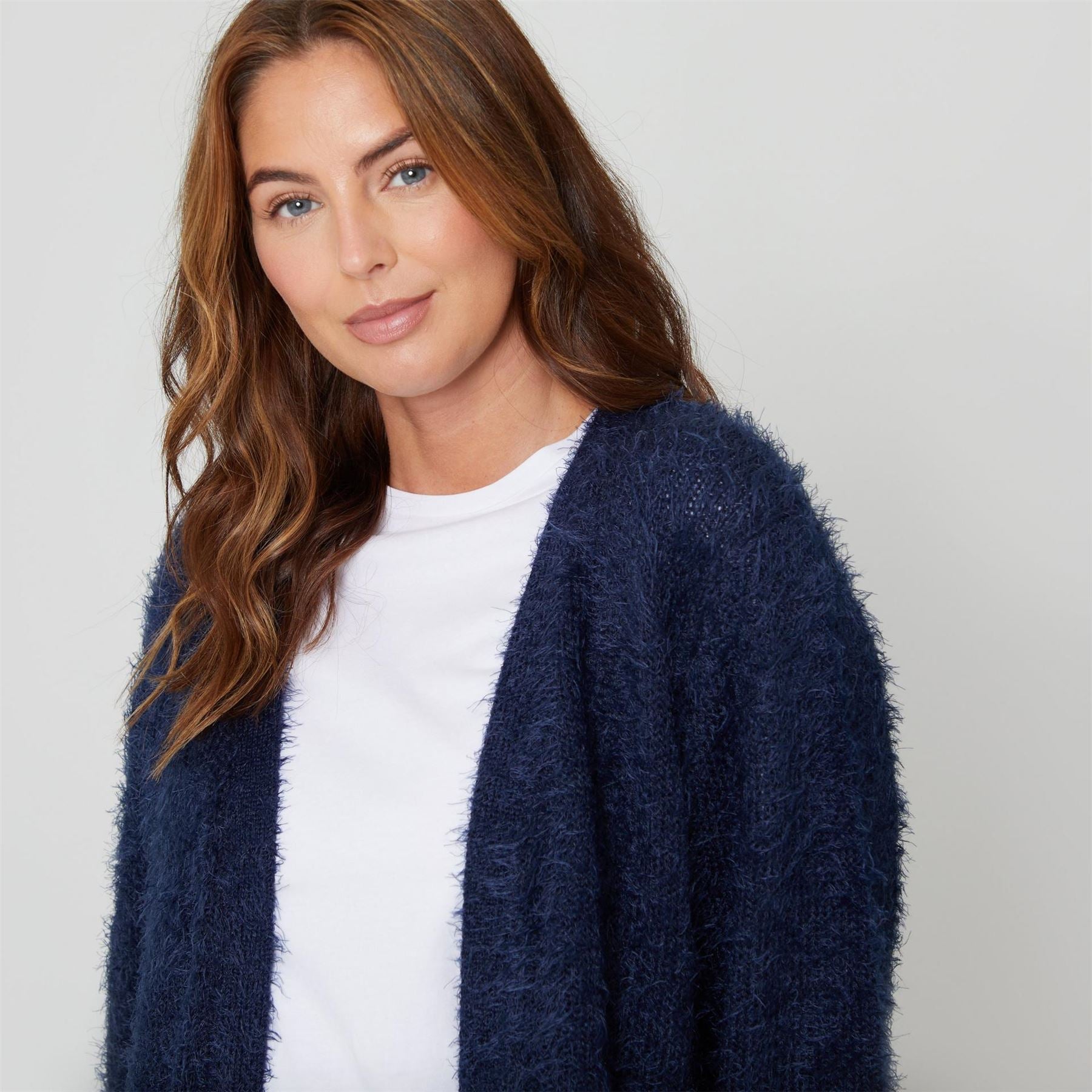 Be You Fluffy Long Sleeve Relaxed Fit Sweater