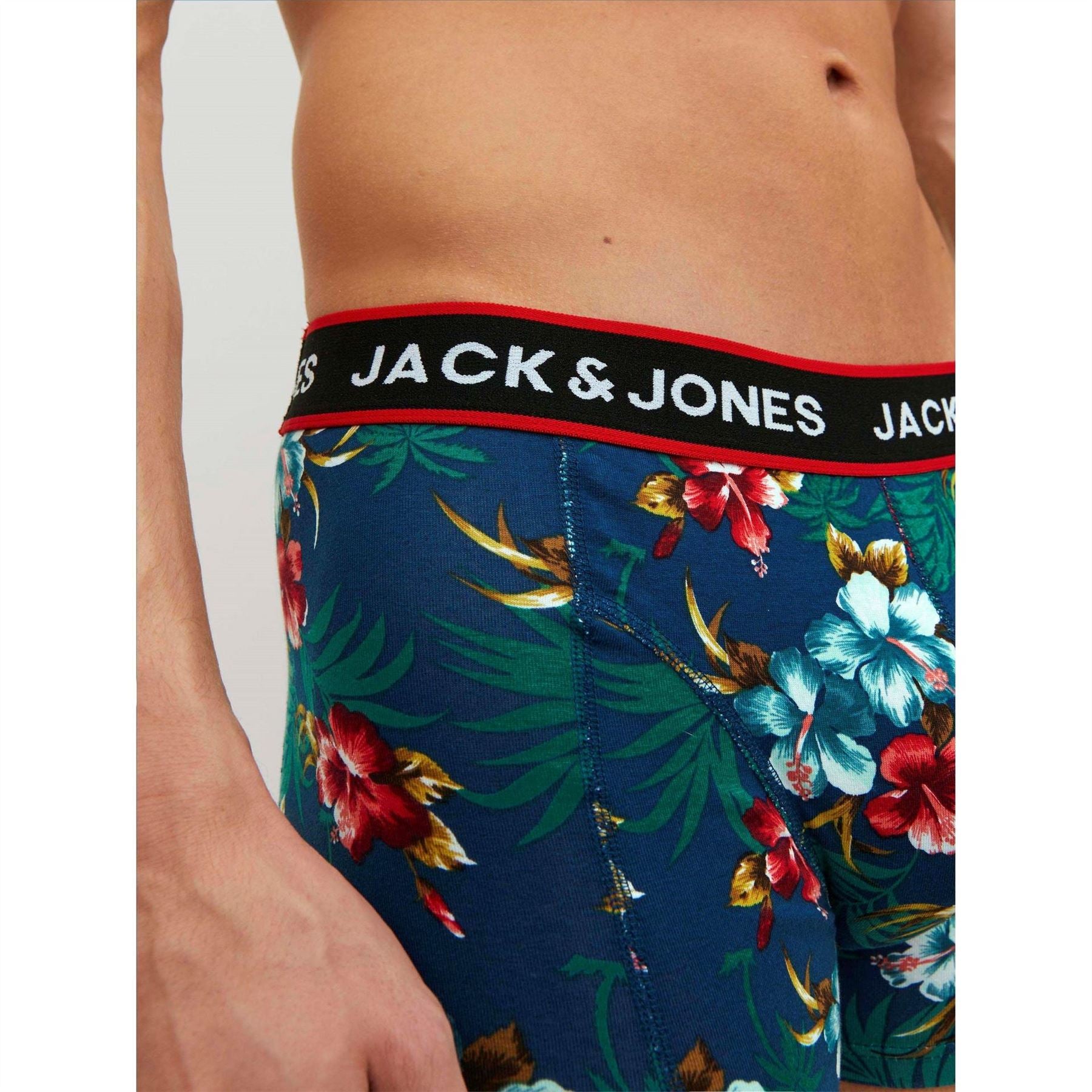 Jack and Jones Flwer Trunk 3pk Sn62