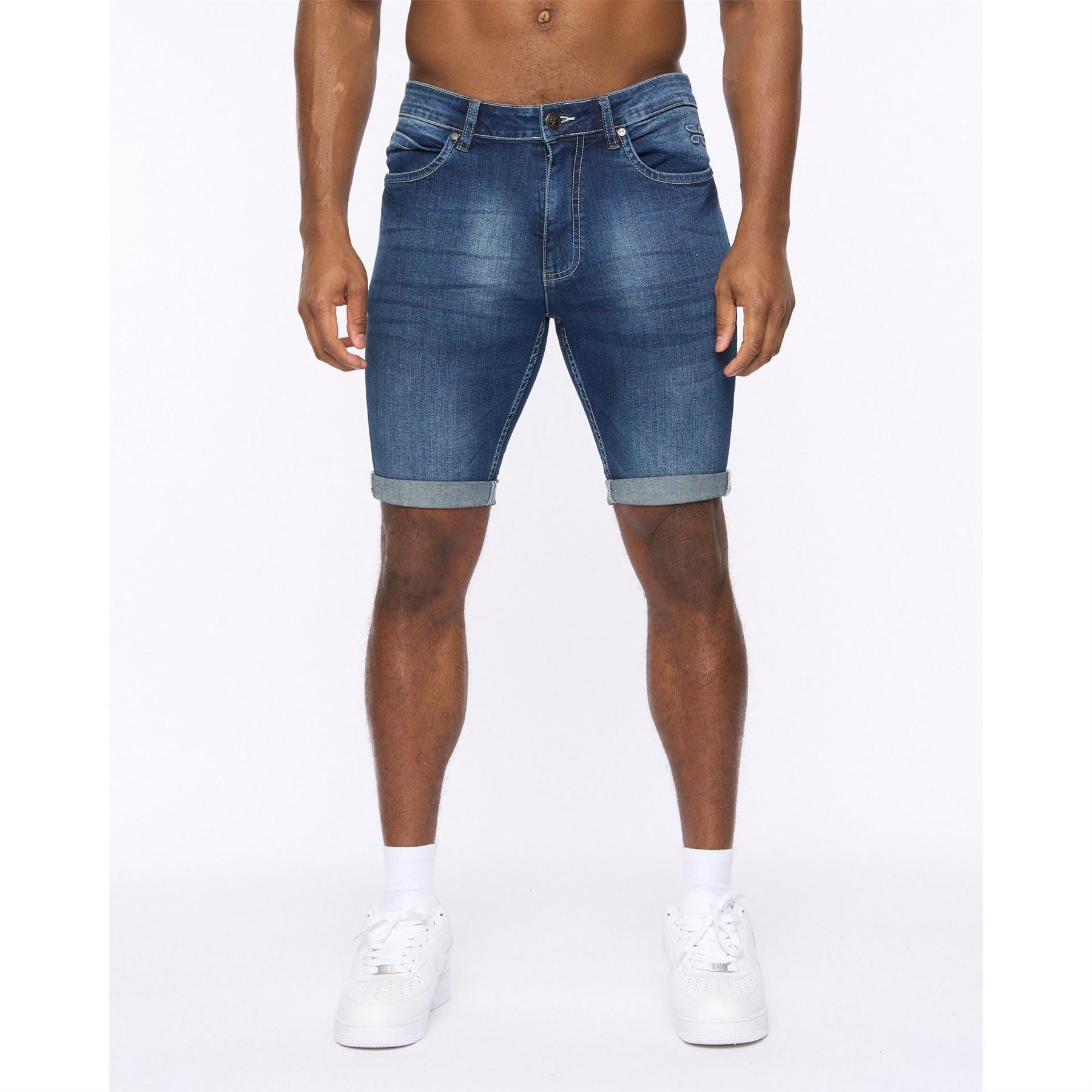 Crosshatch Tonwin Denim Shorts