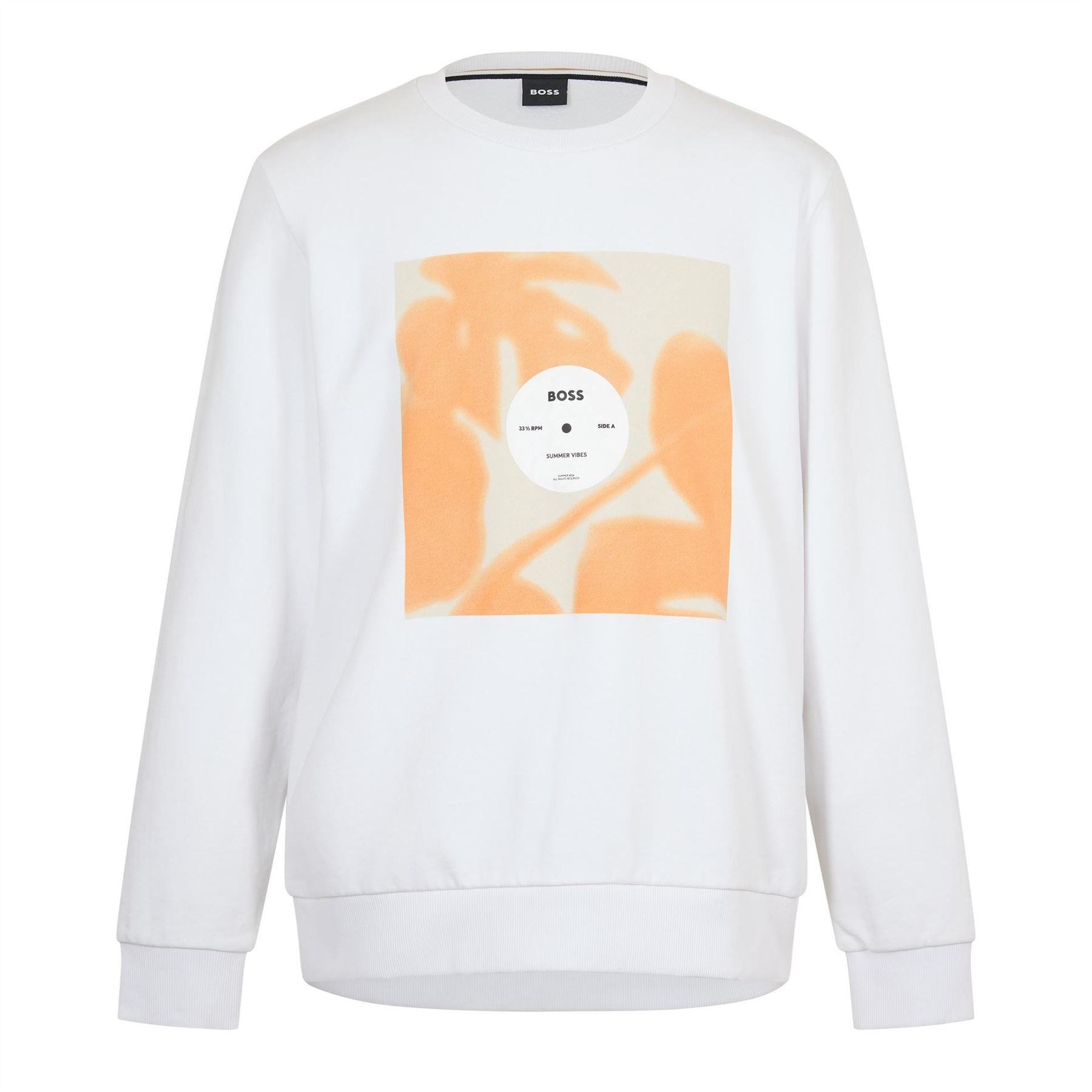 Boss 88 10260009 01 Logo Crew Sweatshirt