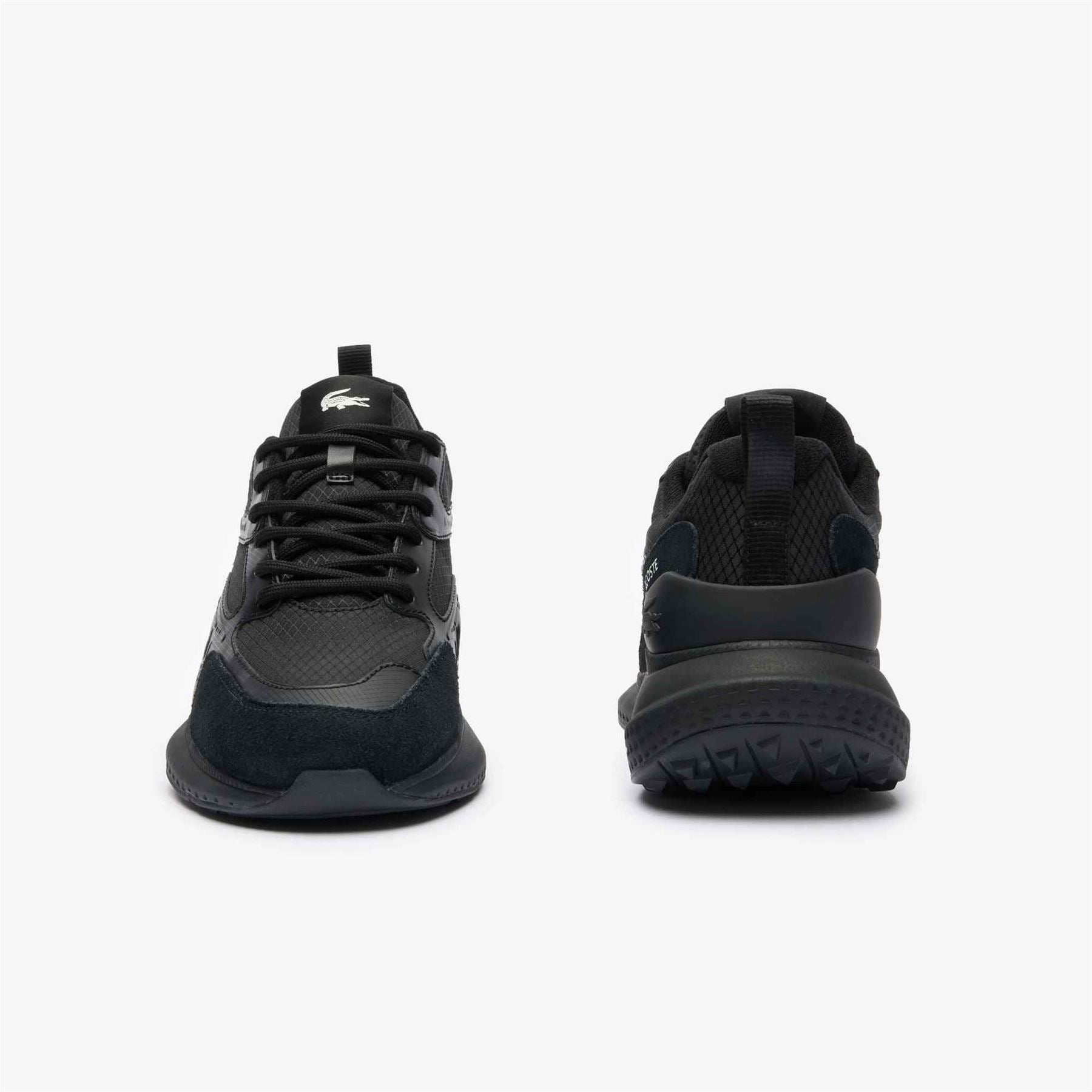 Lacoste Flat Heel Textured Trainers