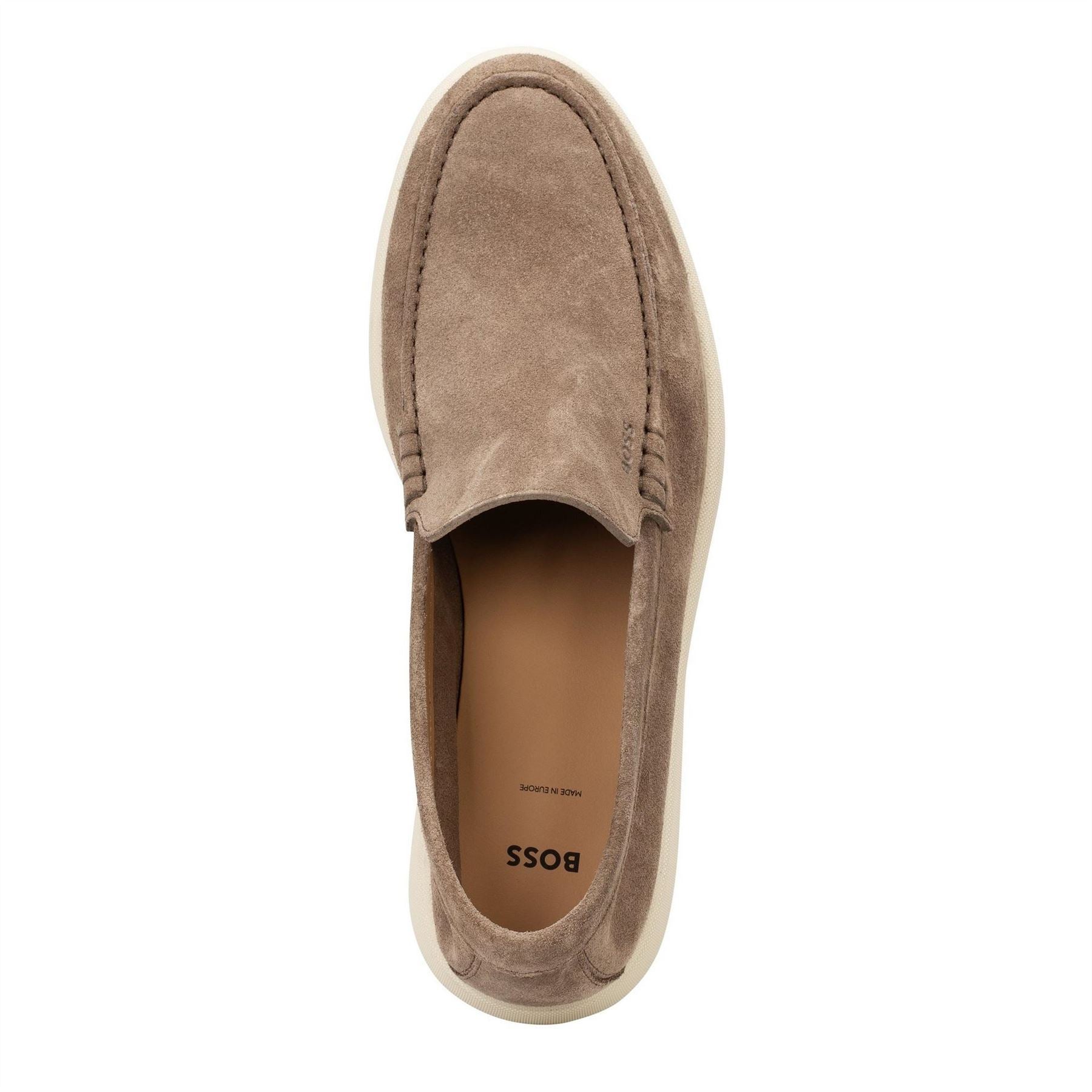 Boss Black Loafers With Iconic Logo Detail (sienne)