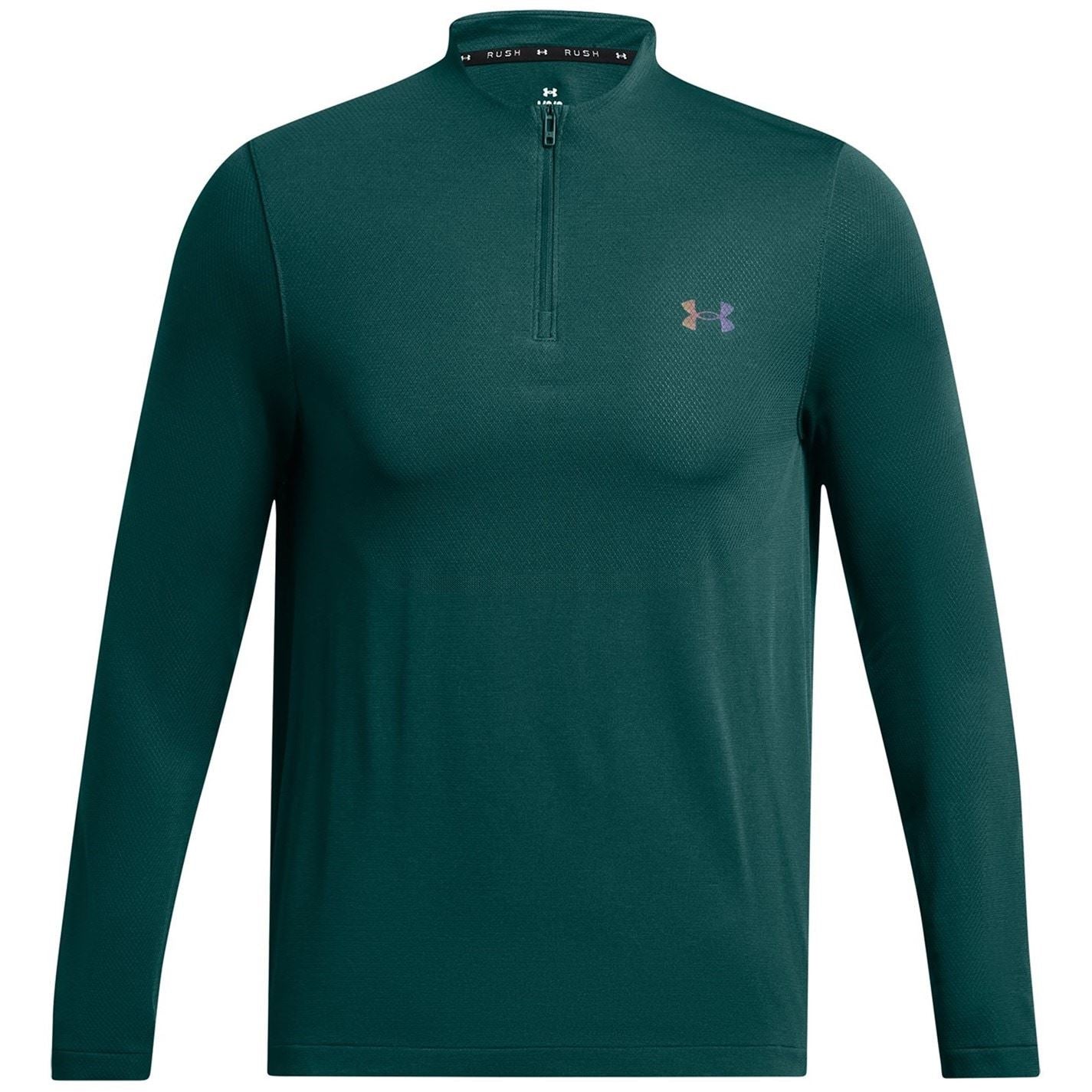 Under Armour Zip Neck Long Sleeve Regular Fit T-Shirt