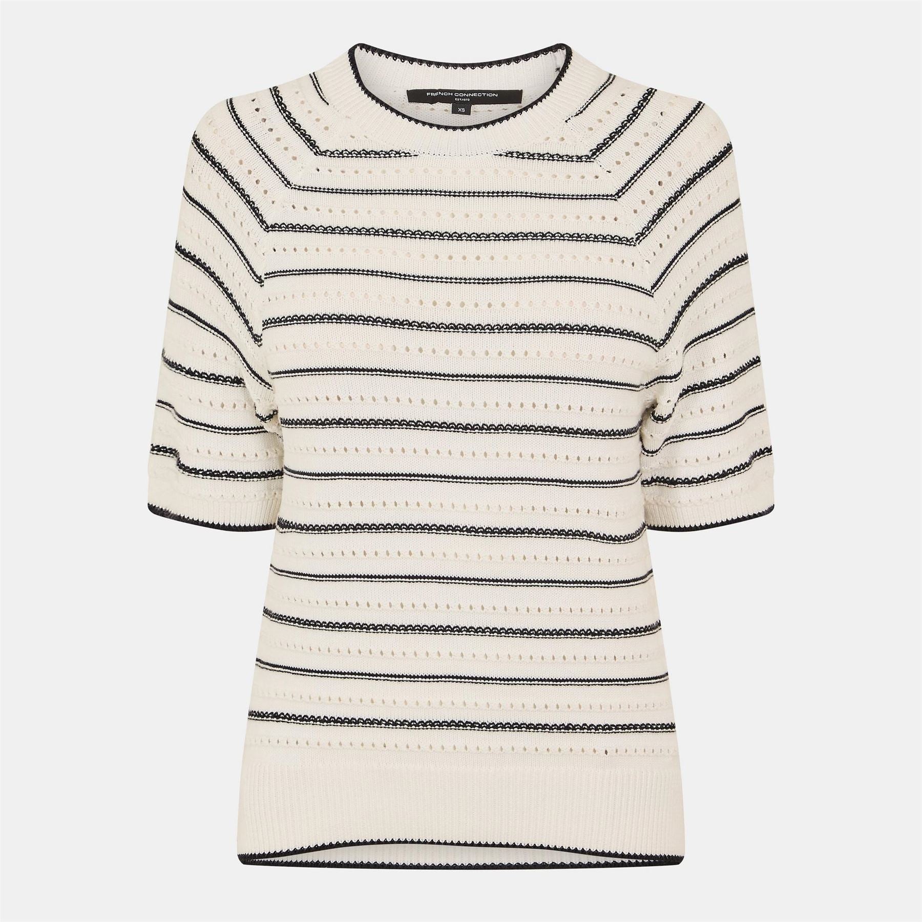 French Connection Oskie Short Sleeve Crew Neck Jumper