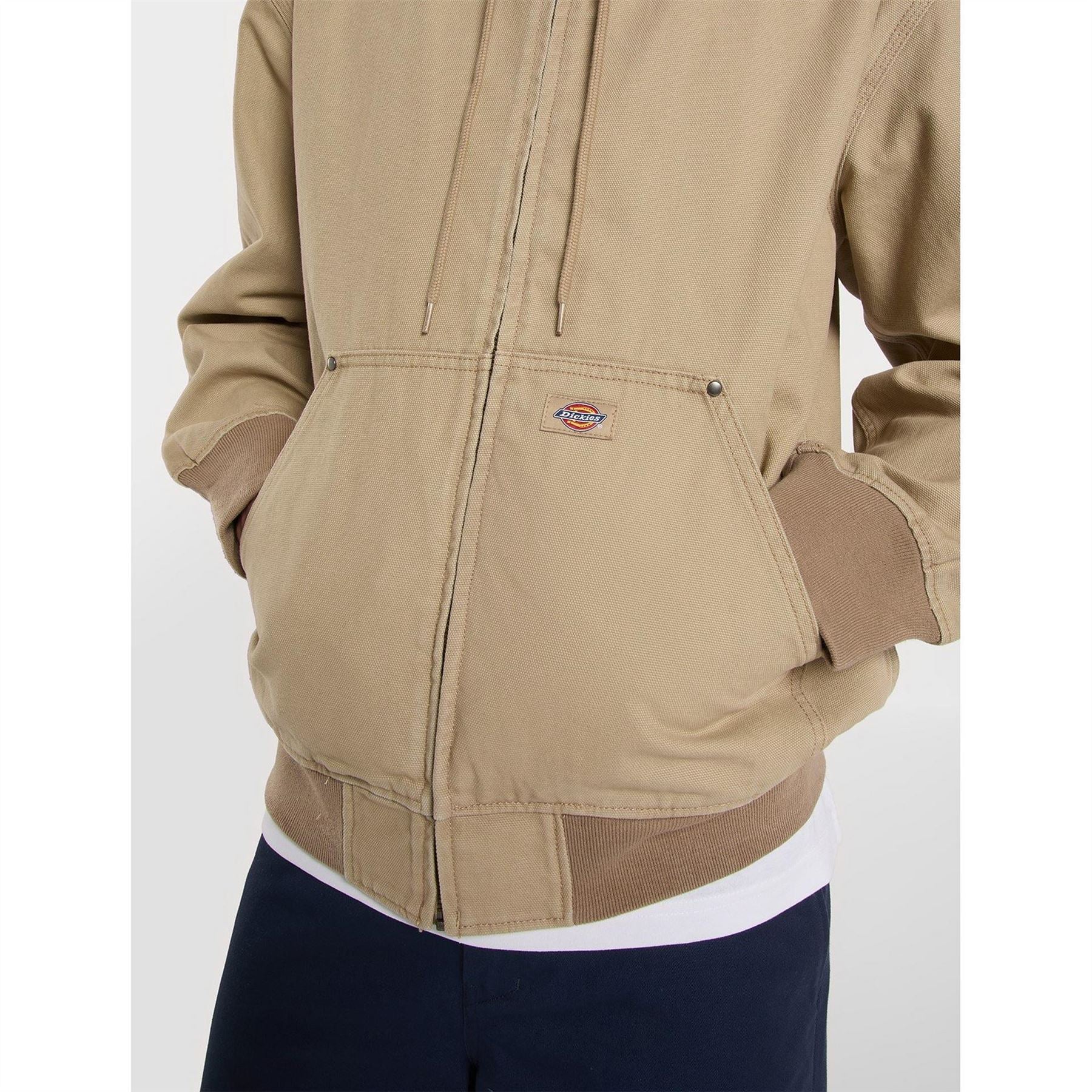 Dickies Mens Canvasas Hood Bomber