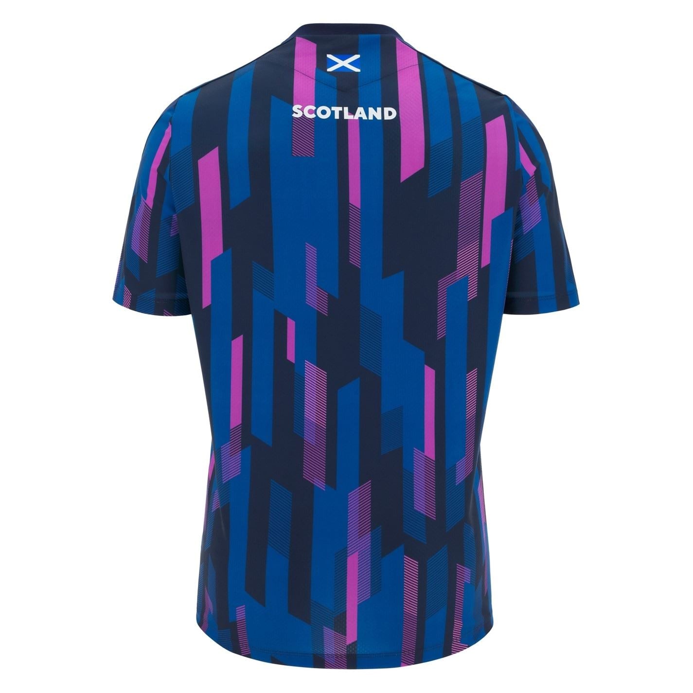 Macron Scotland Rugby Pre Match Shirt 2025 Adults