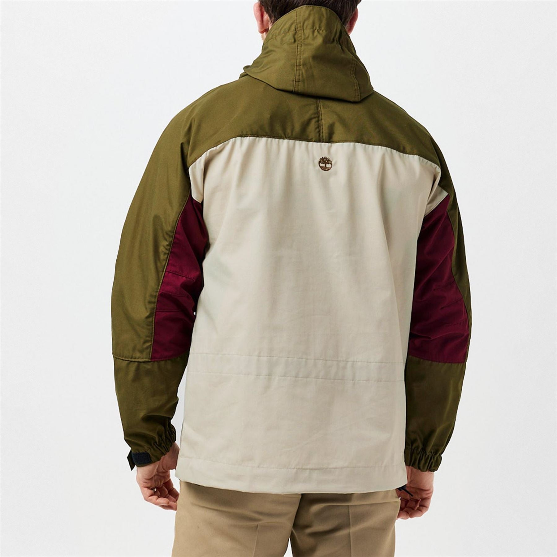 Timberland DWR Anorak DWR Treatment Hooded Long Sleeve Oversized Fit Rain Anoraks