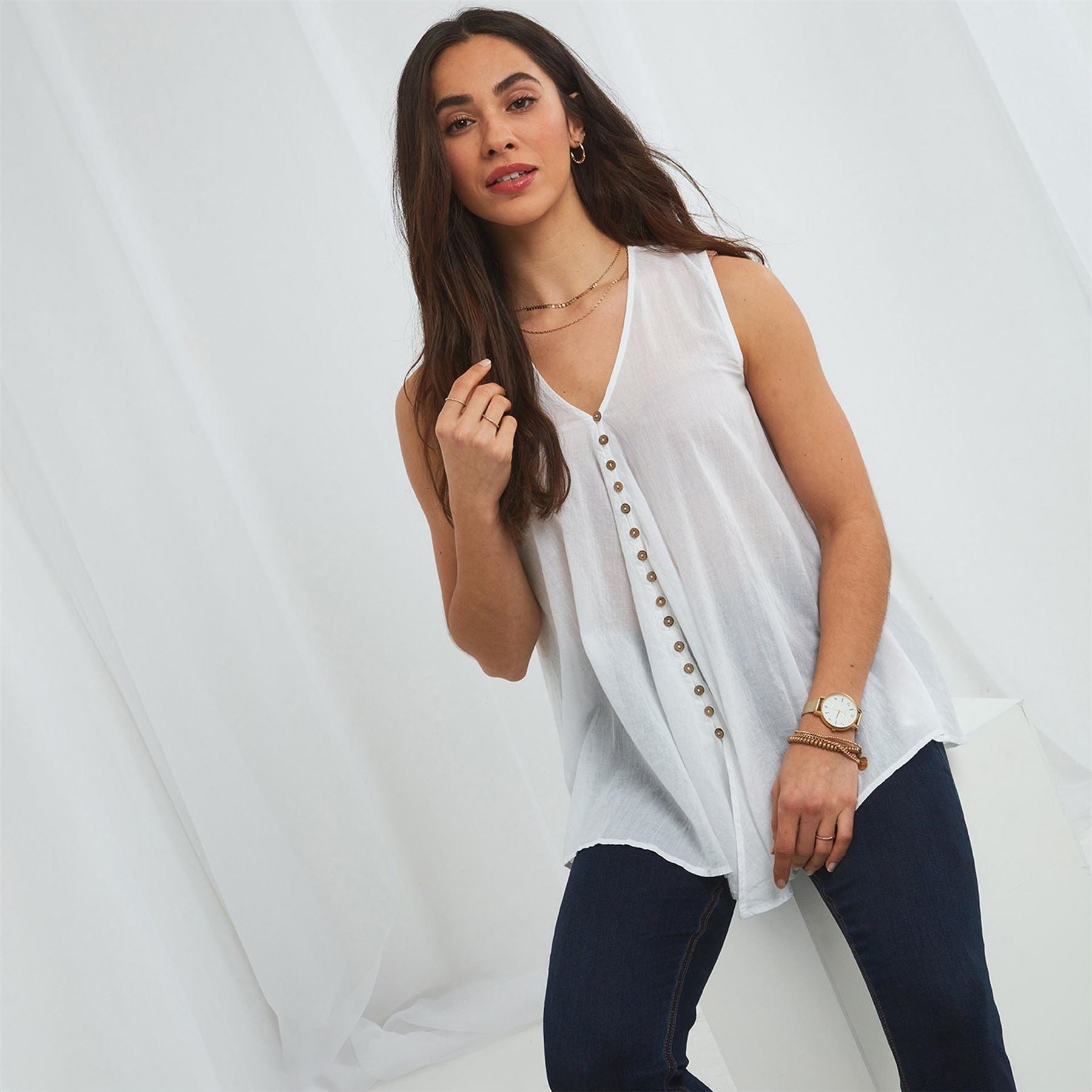 Joe Browns Joe Brown White Blouse