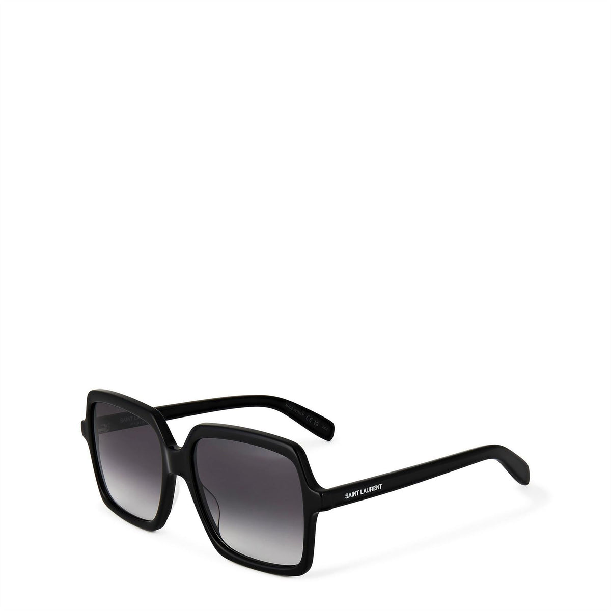 Saint Laurent Womens Laurent Sl 174 Square Sunglasses