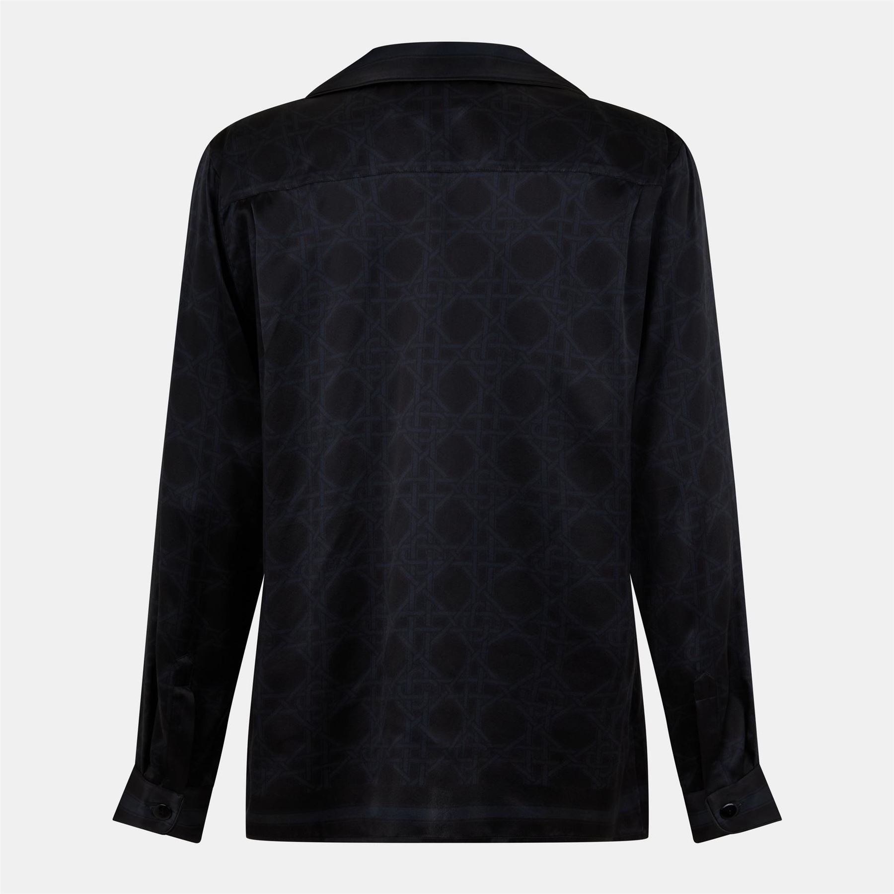Casablanca Casa Silk Pyjama Long Sleeve Top