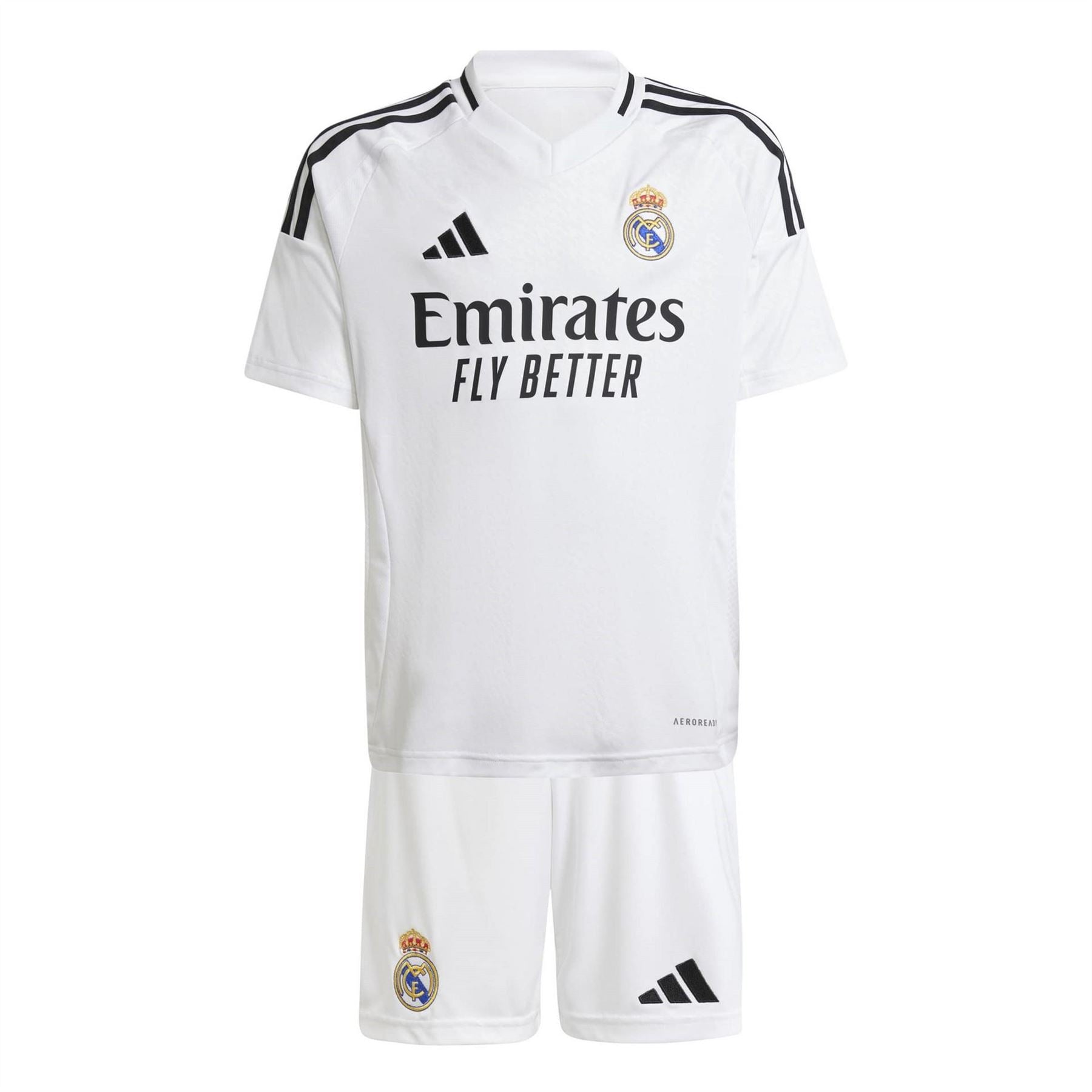 adidas Real Madrid Home Minikit 2024 2025 Juniors