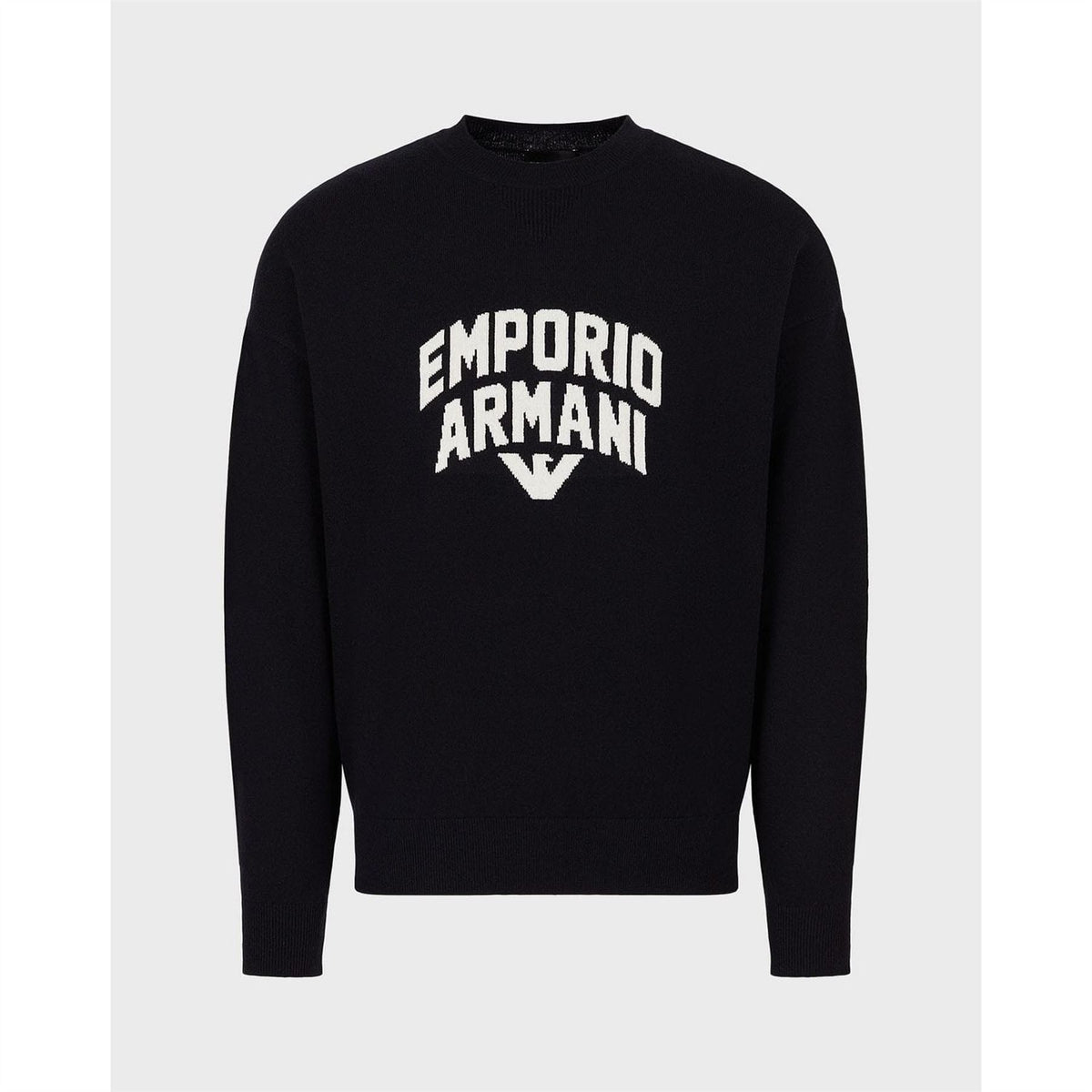 Emporio Armani Crew Neck Wool Sweatshirt