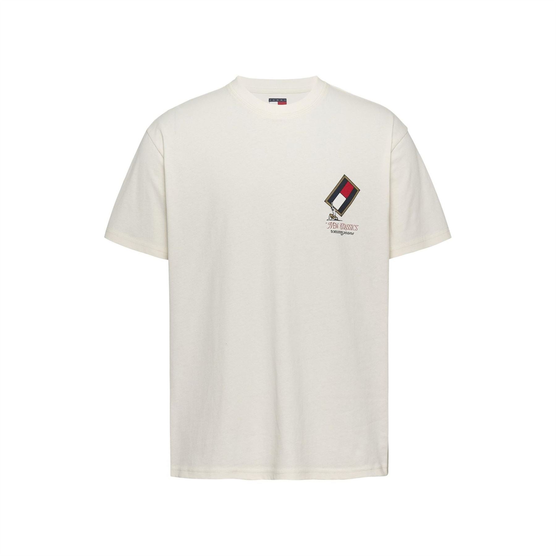 Tommy Jeans Regular Fit Novelty Crew Neck T-Shirt