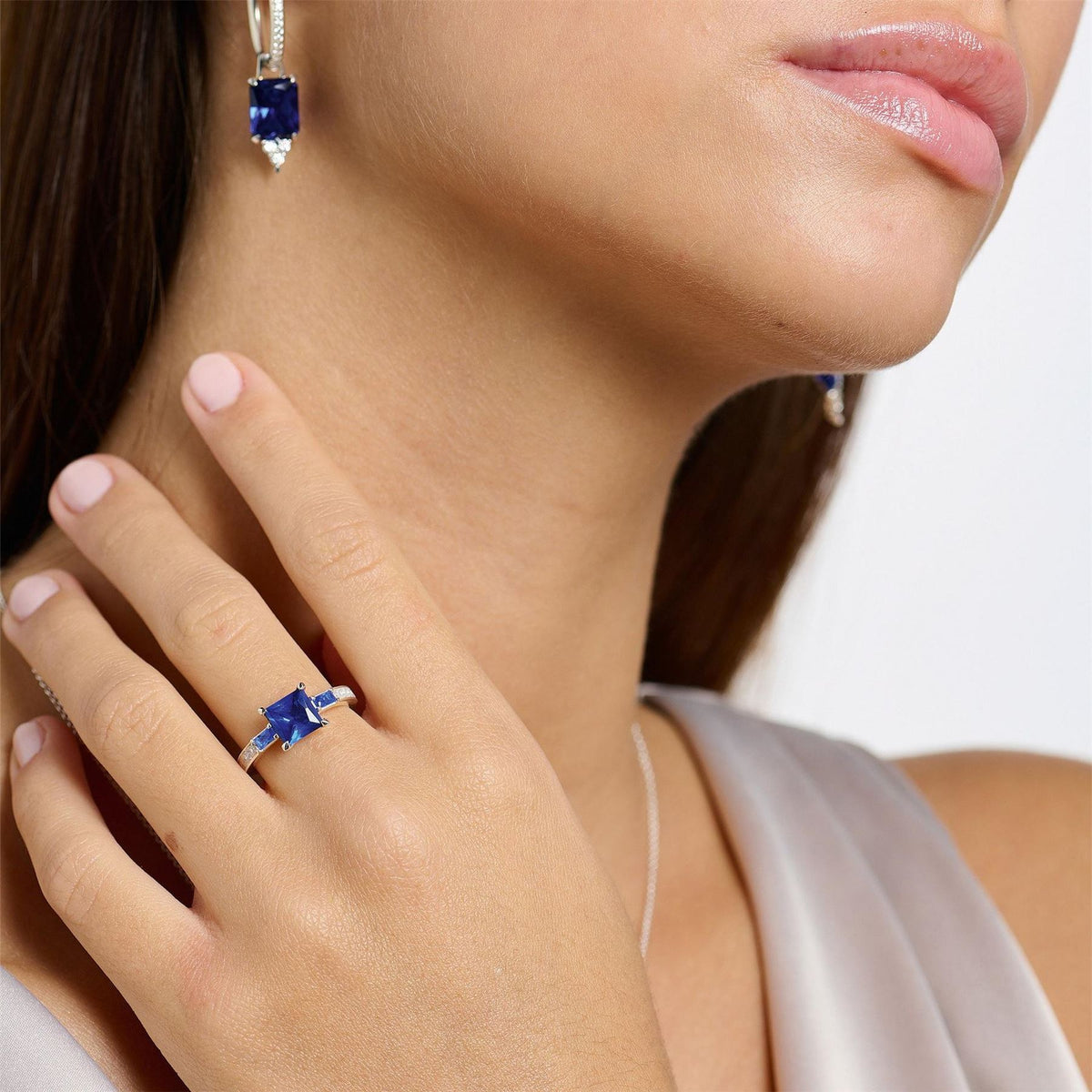 Thomas Sabo Sapphire Diamond Band Ring