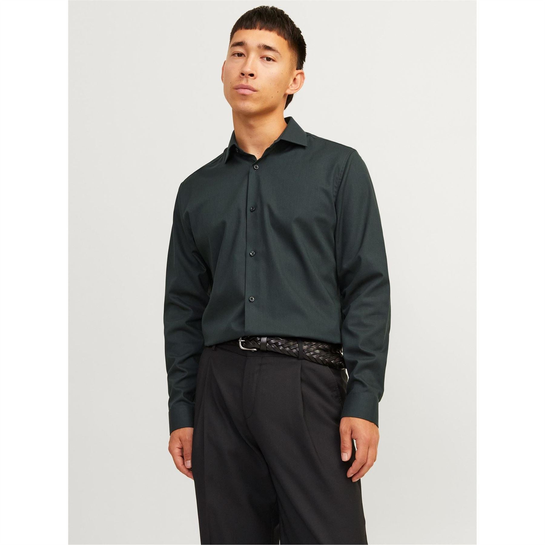 Jack and Jones Slim Fit Long Sleeve Parker Shirt